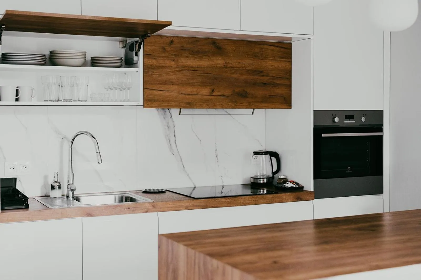 Kitchen or kitchenette in Antique Apartments Old Town