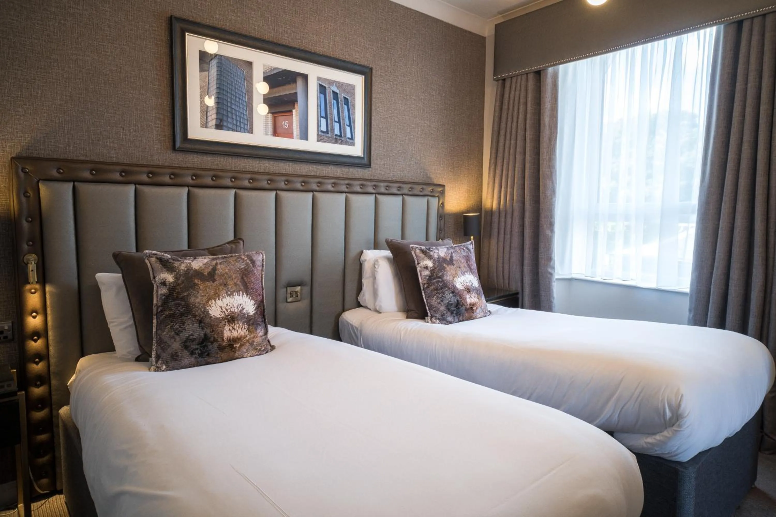 Bed in Number 10 Hotel