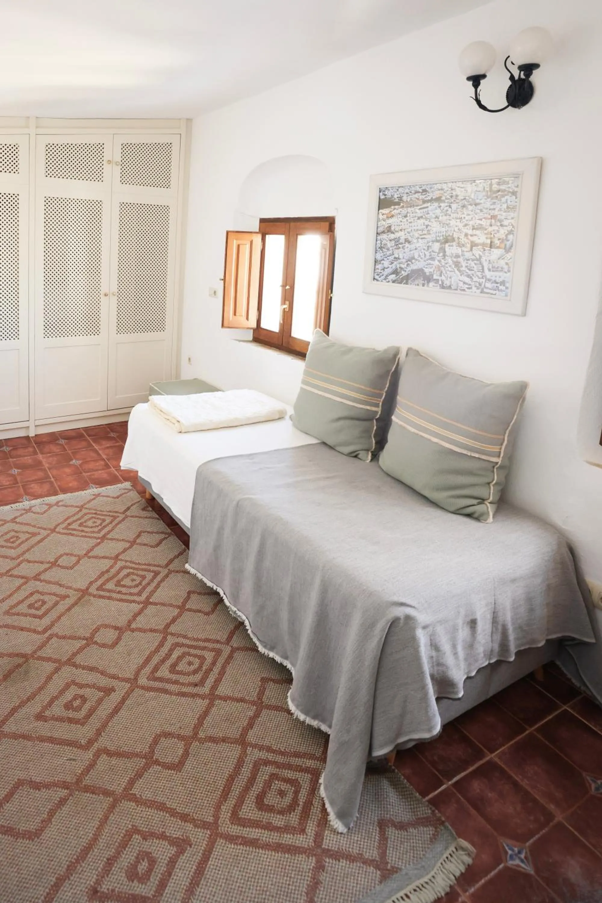 Bedroom, Bed in Casa Las Cuadras - Califa Casas Vejer