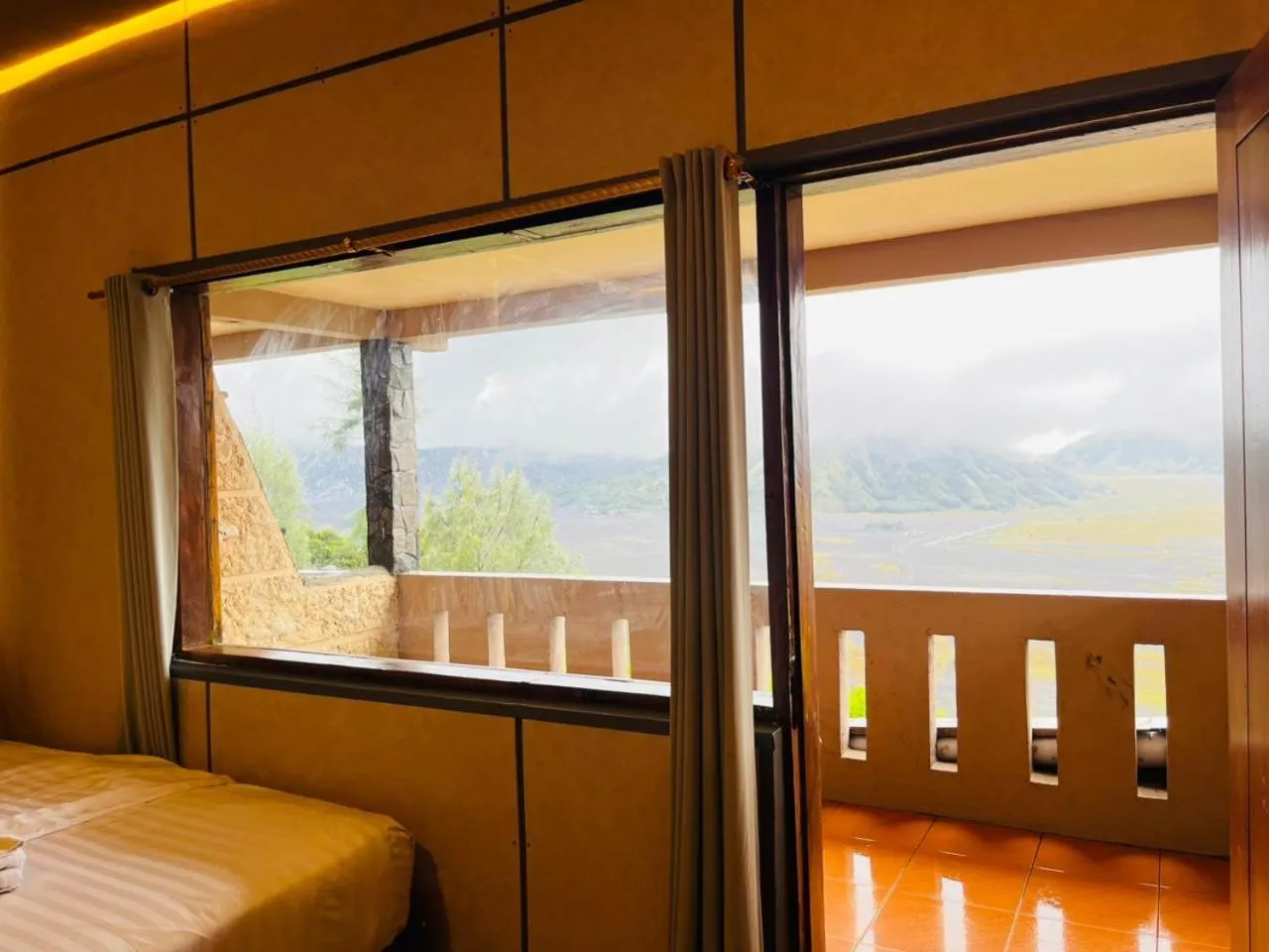 Natural landscape, Bed in Cemara Indah Hotel