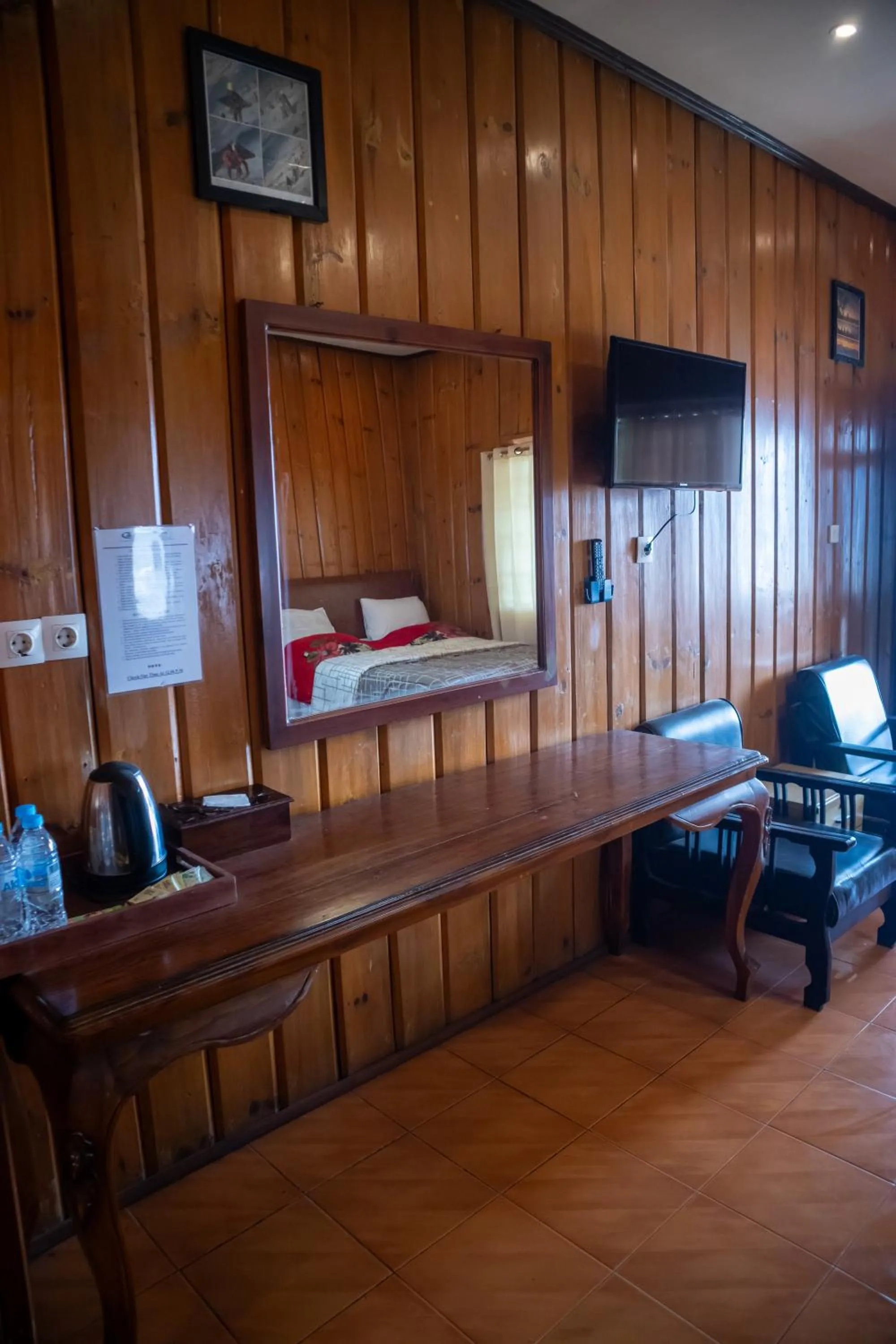 Living room in Cemara Indah Hotel