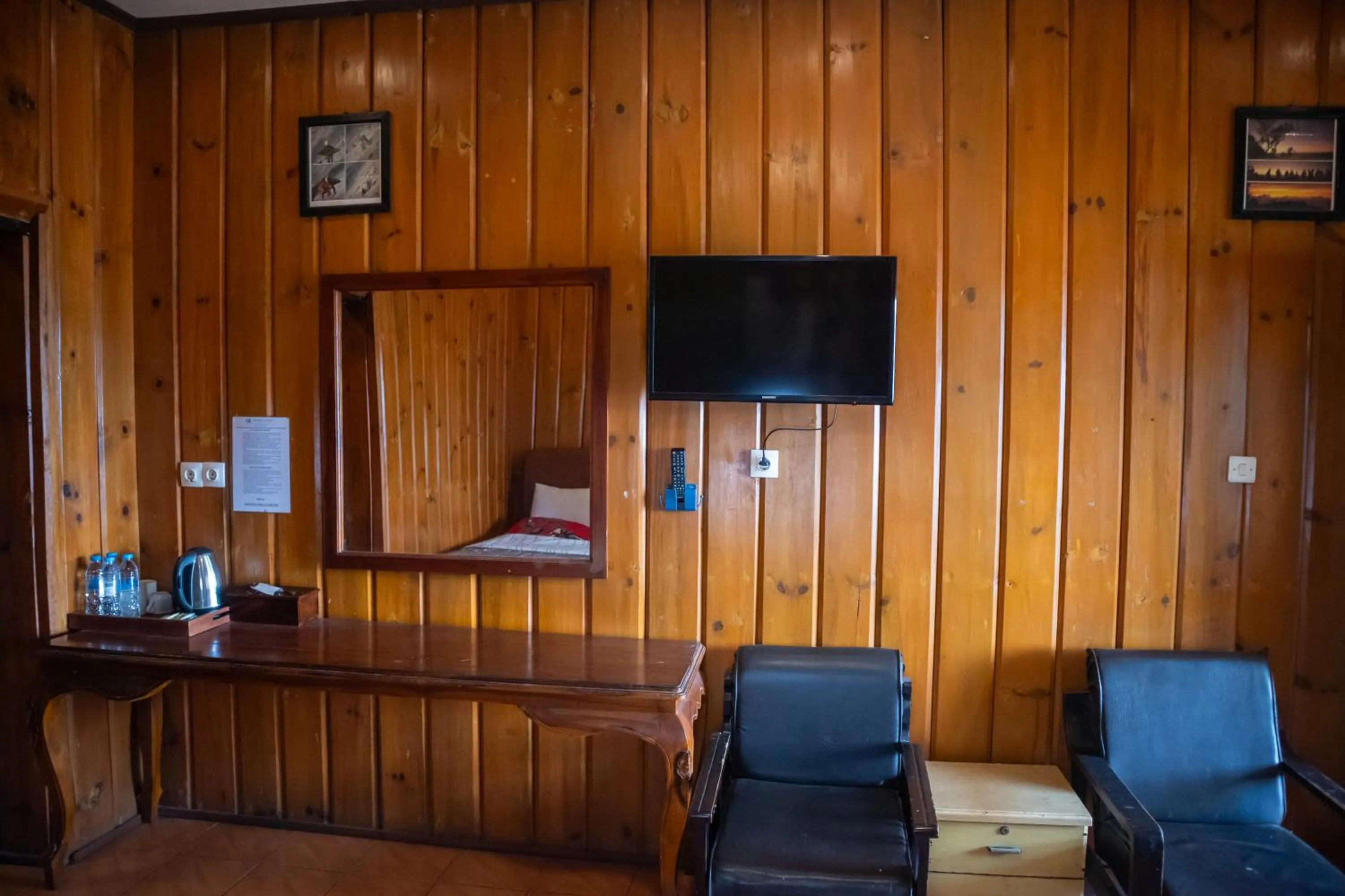 Living room in Cemara Indah Hotel