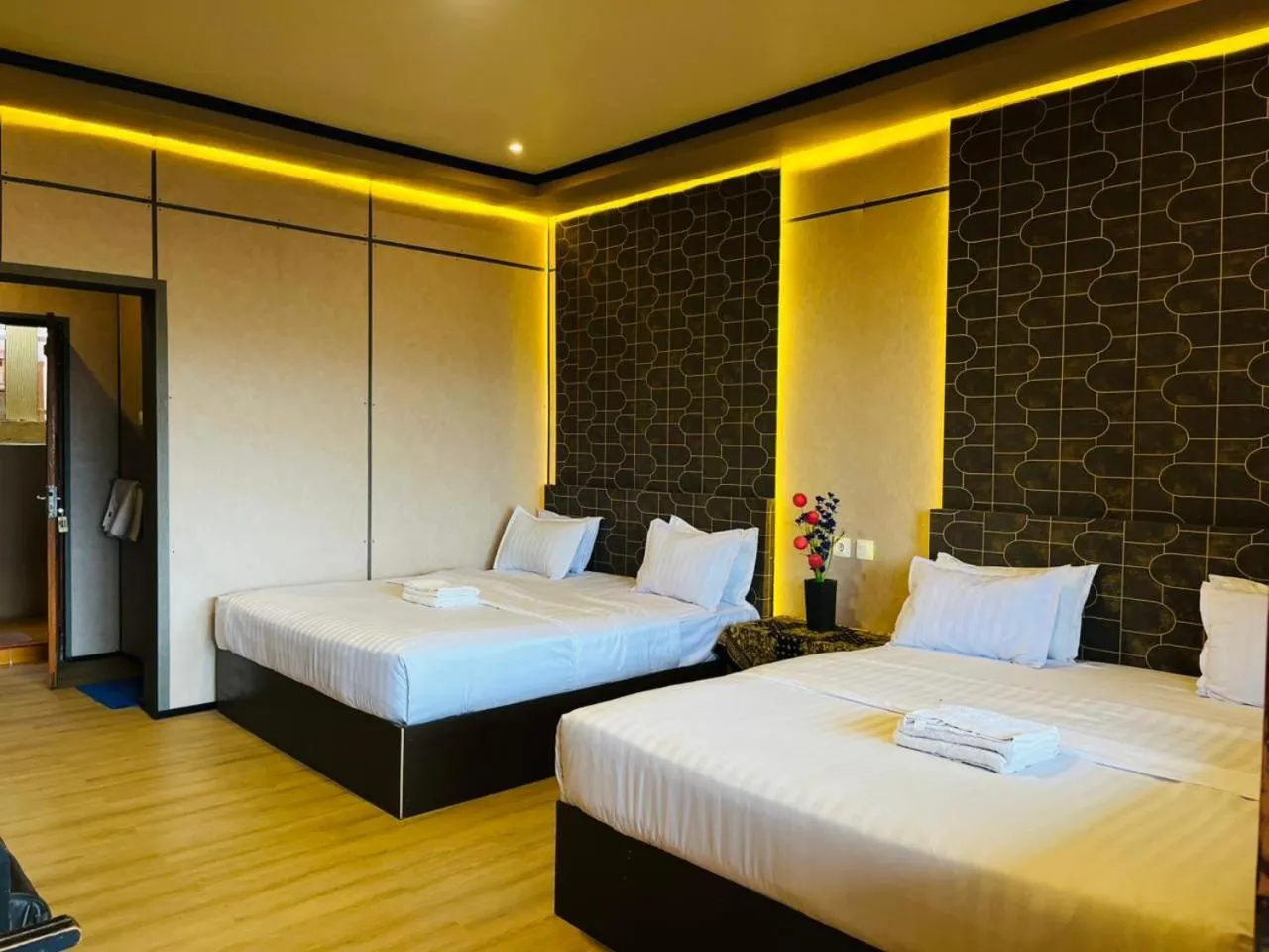 Bed in Cemara Indah Hotel