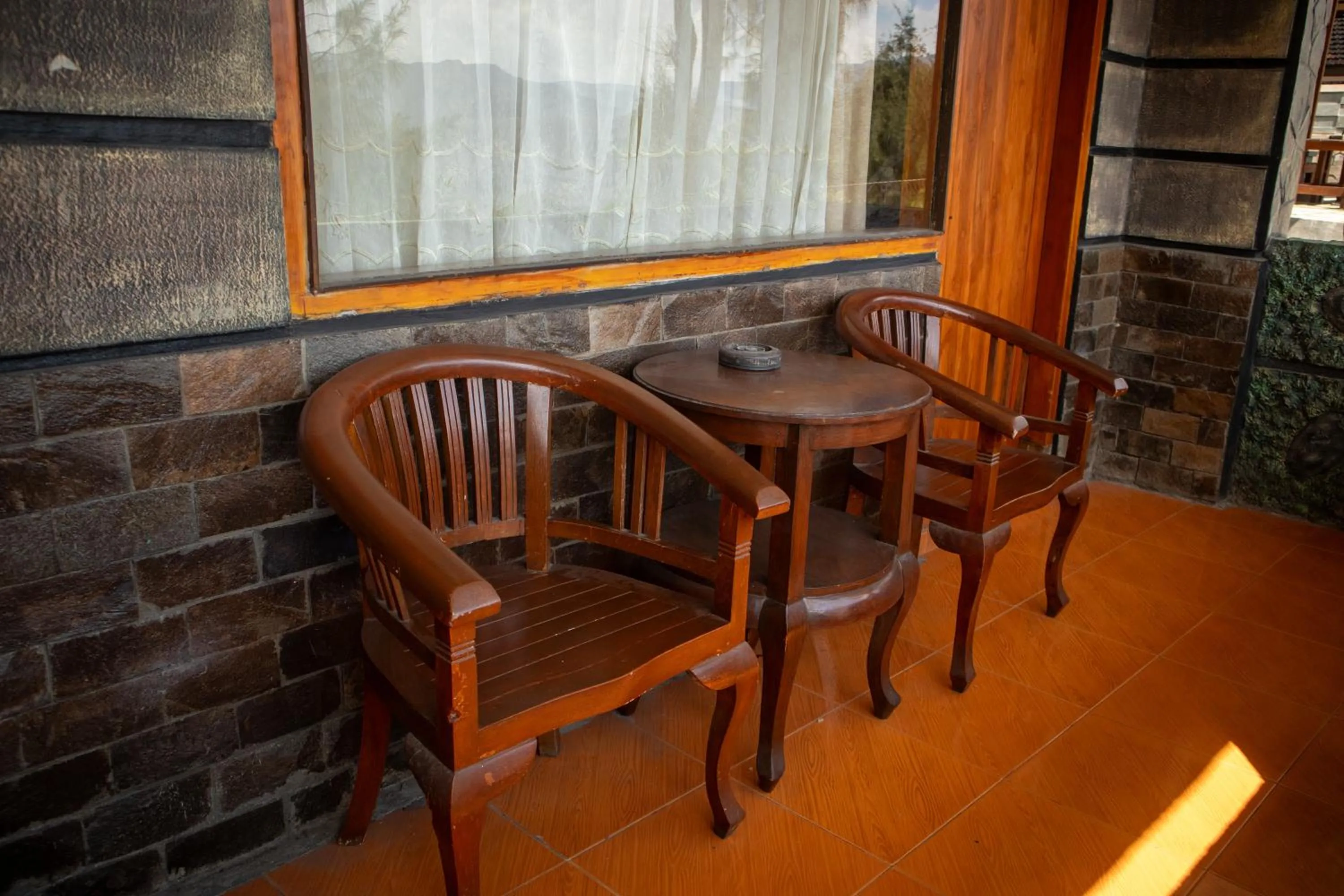Seating area in Cemara Indah Hotel
