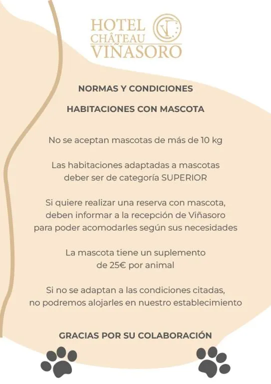 Animals in Hotel Château Viñasoro