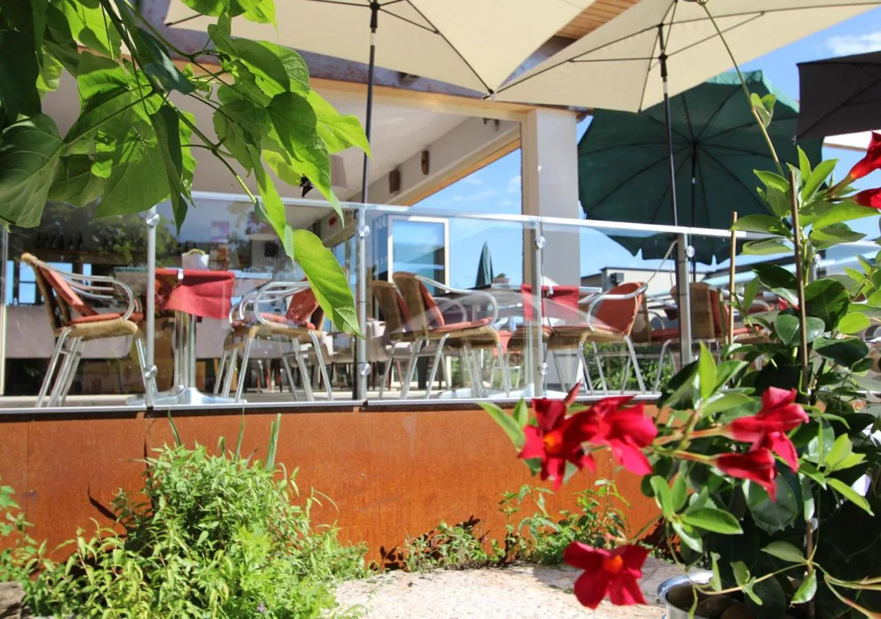 Balcony/Terrace in Malerwinkl Restaurant + Kunsthotel