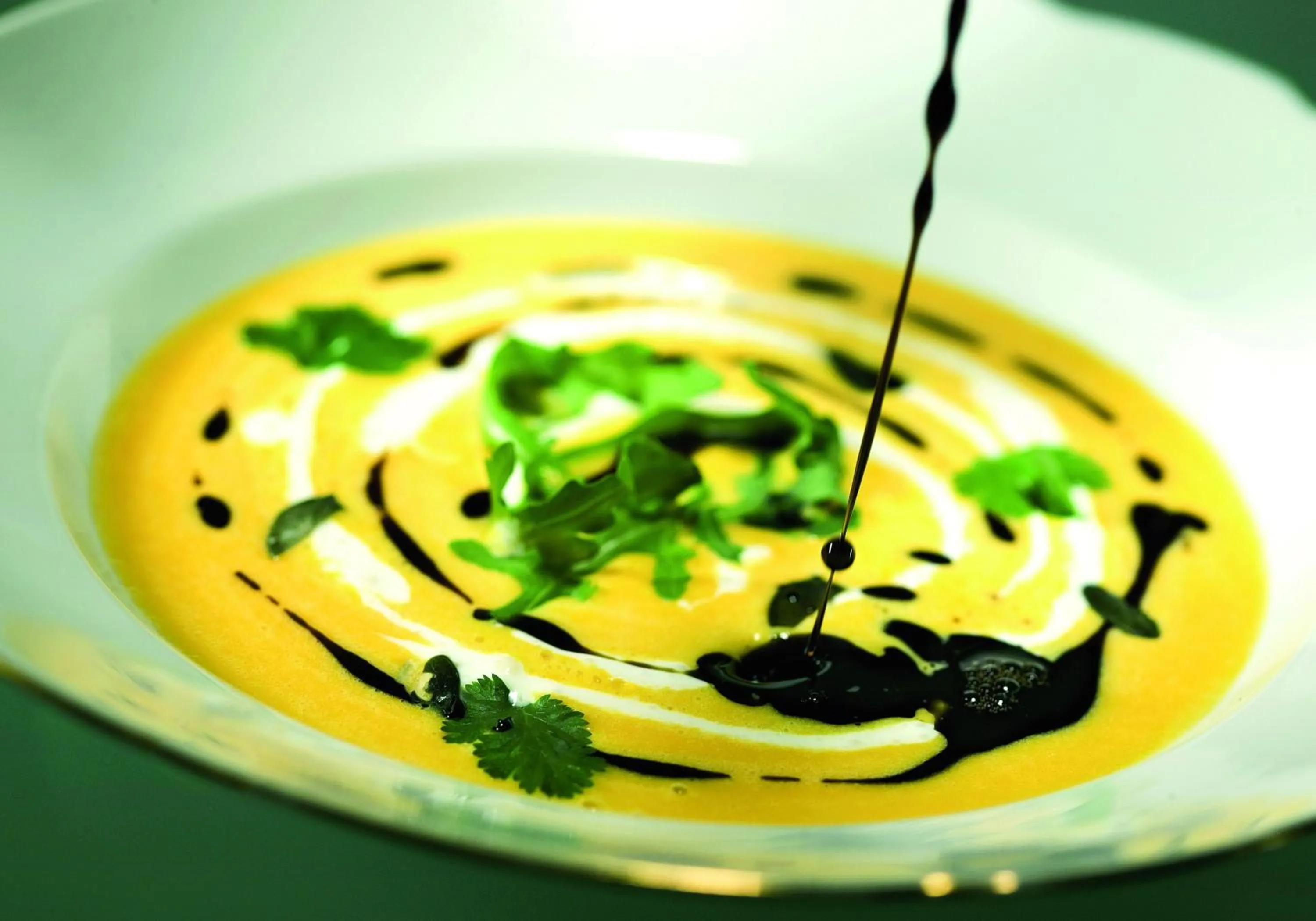 Food close-up in Malerwinkl Restaurant + Kunsthotel