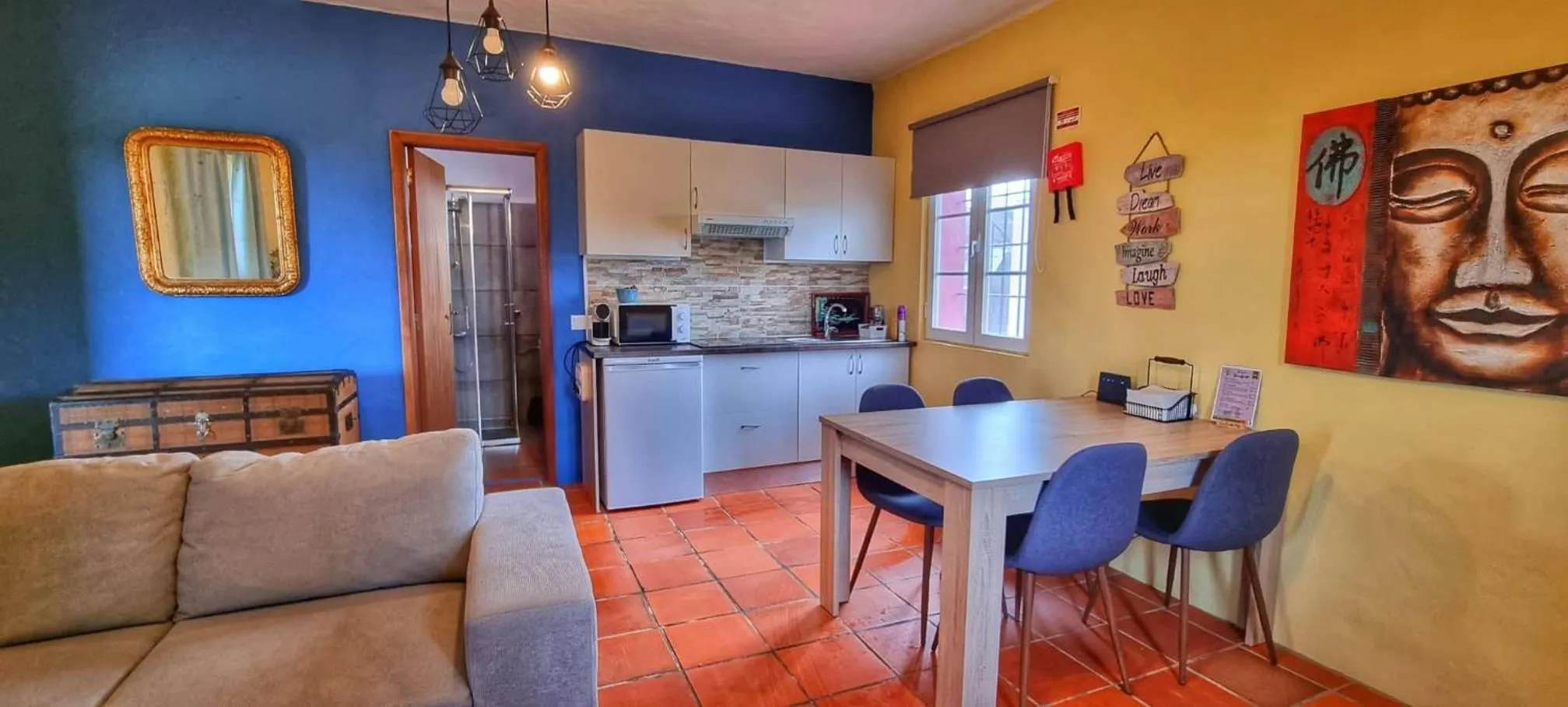Kitchen or kitchenette in Monte Santa Catarina