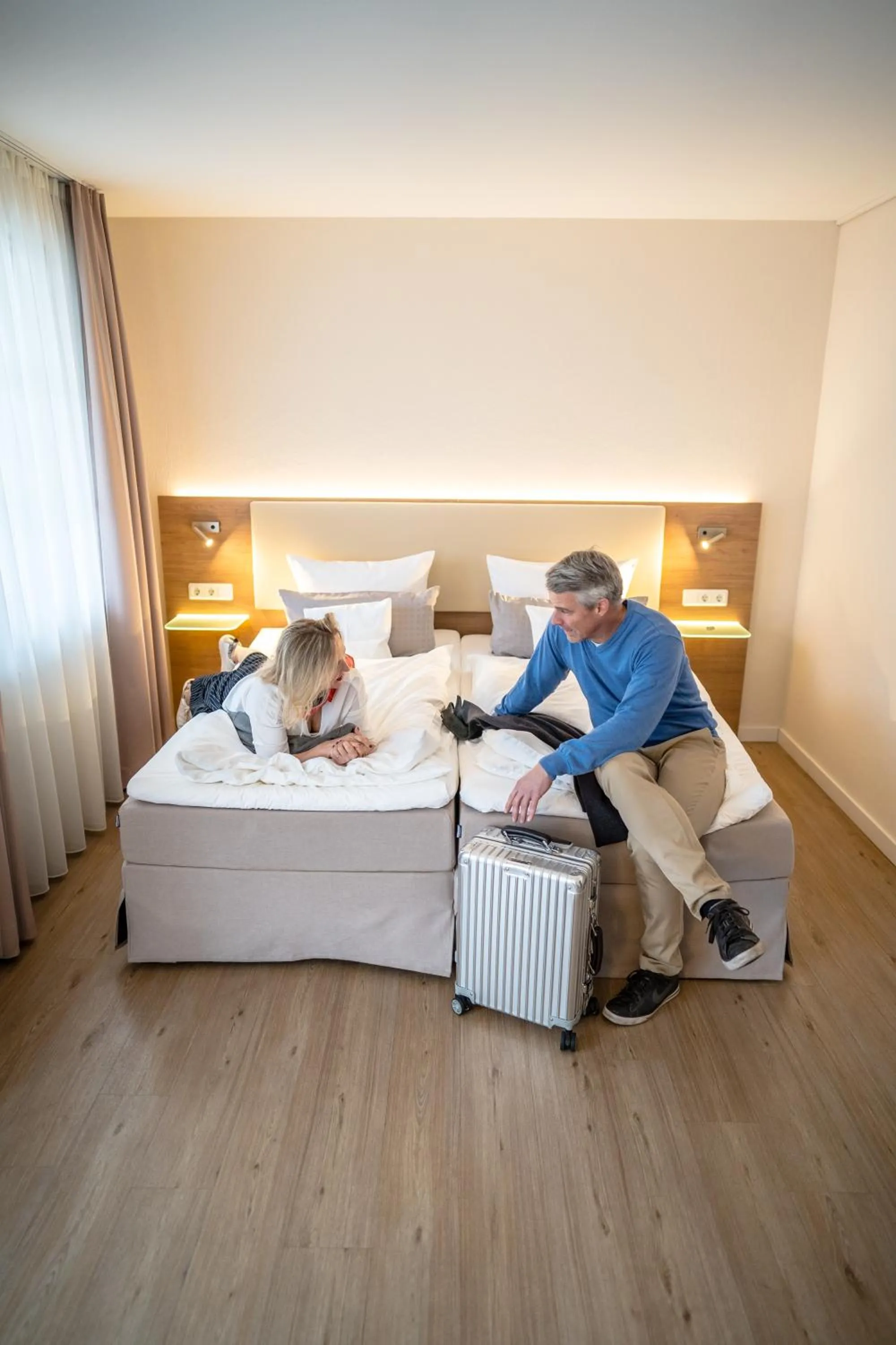 Photo of the whole room, Bed in Stüttgens Hotel