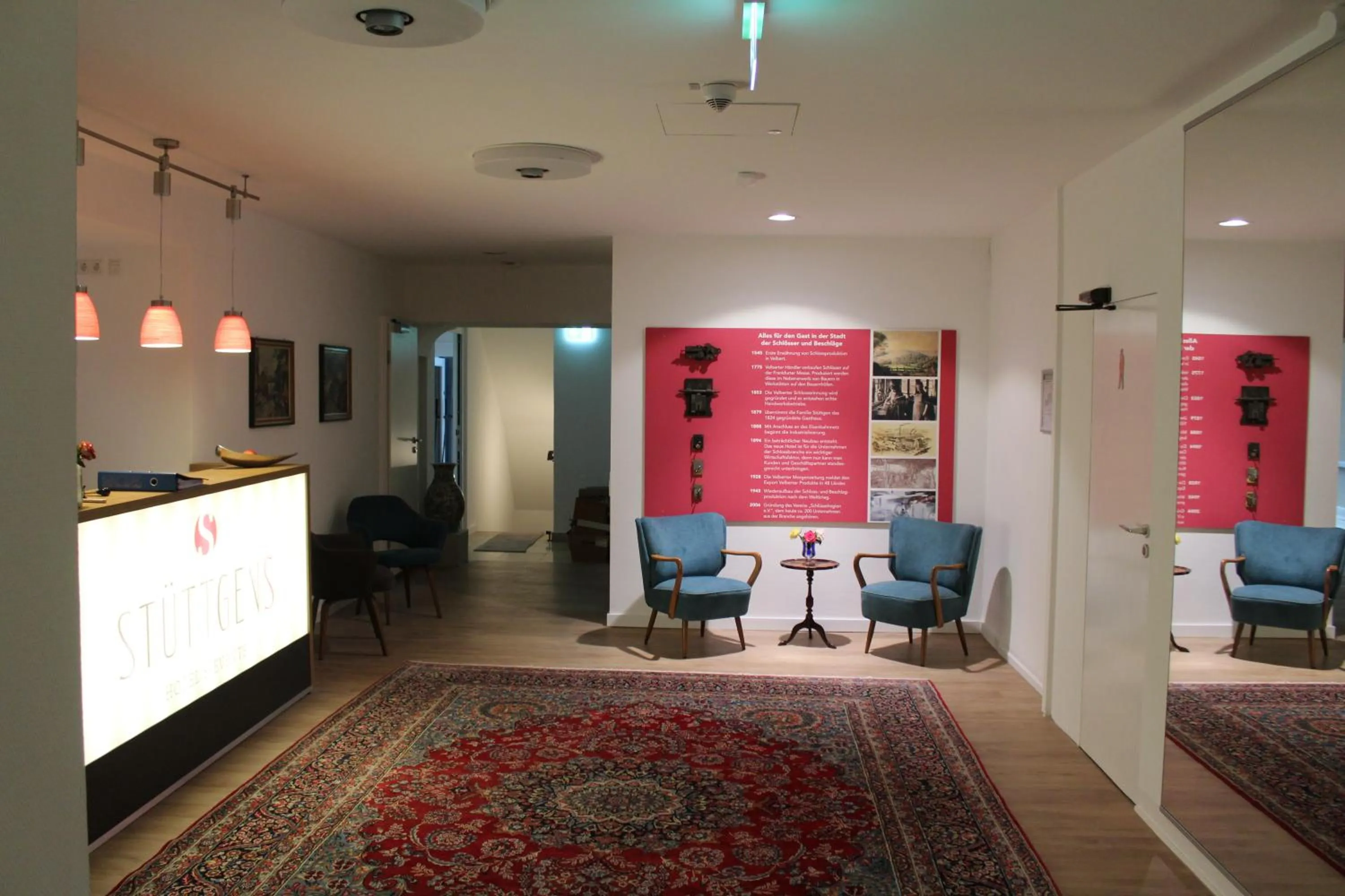Lobby or reception in Stüttgens Hotel