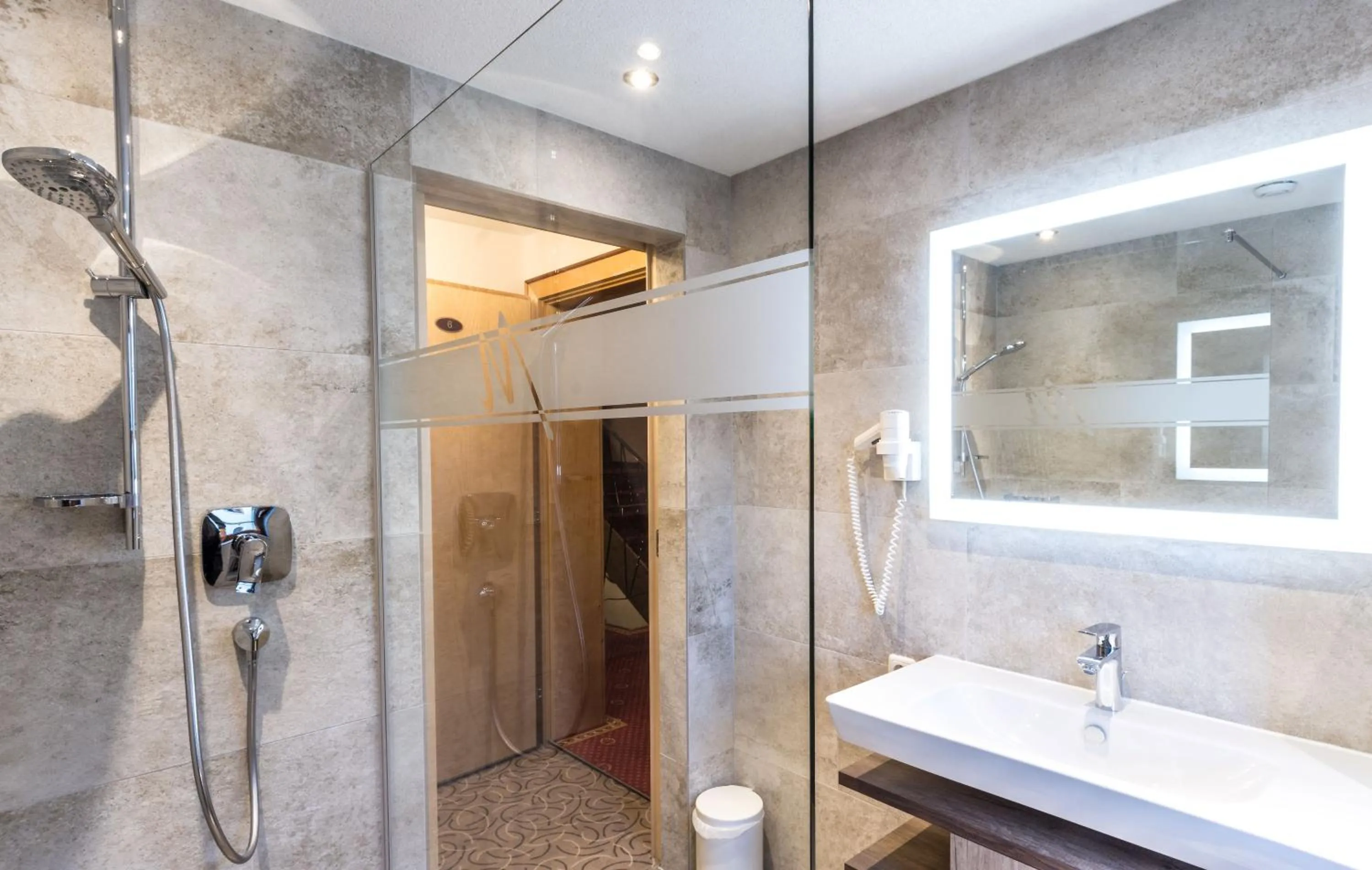 Bathroom in Hotel Grieserin