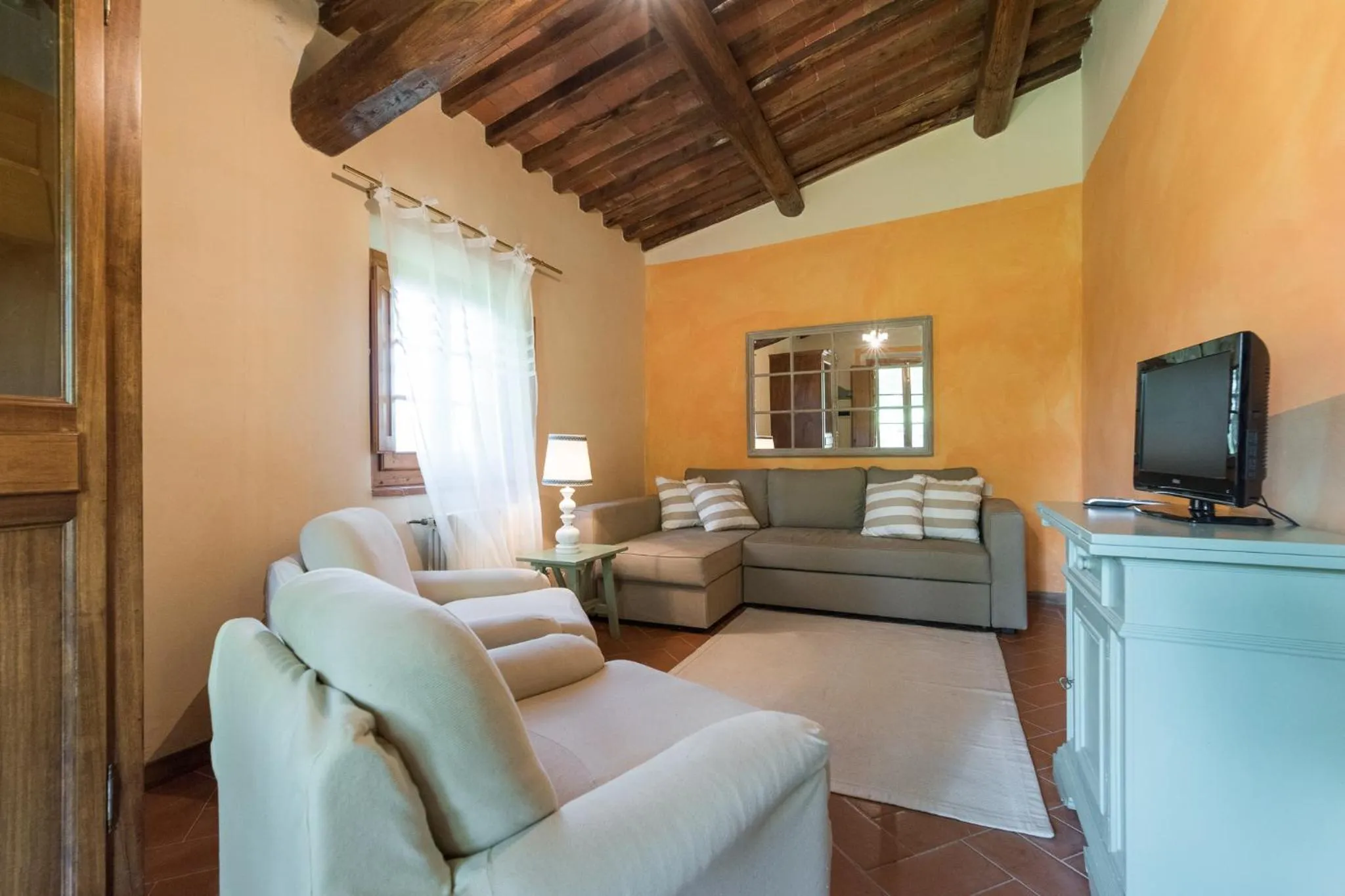 Living room in Podere Torricella