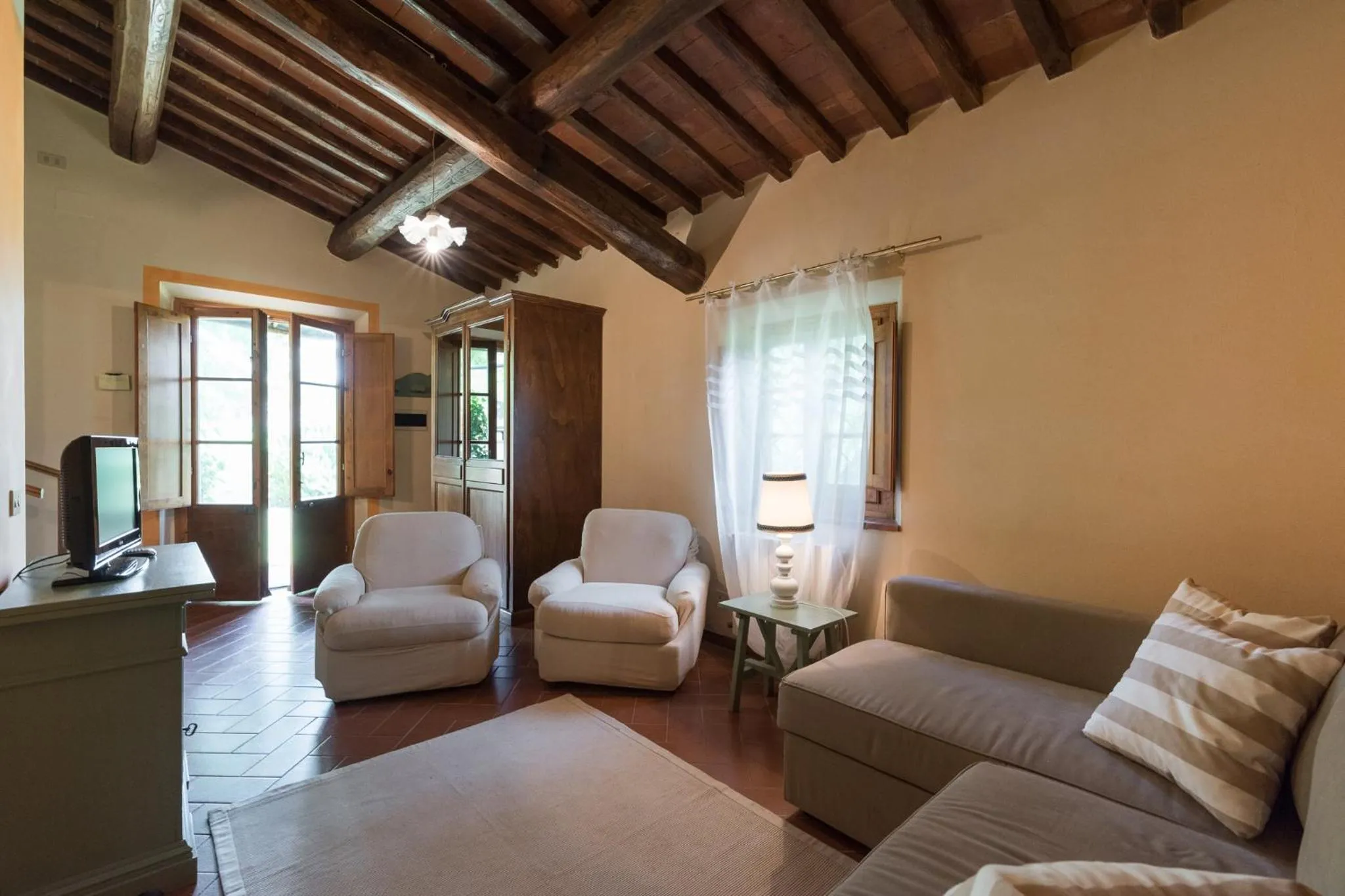 Living room in Podere Torricella