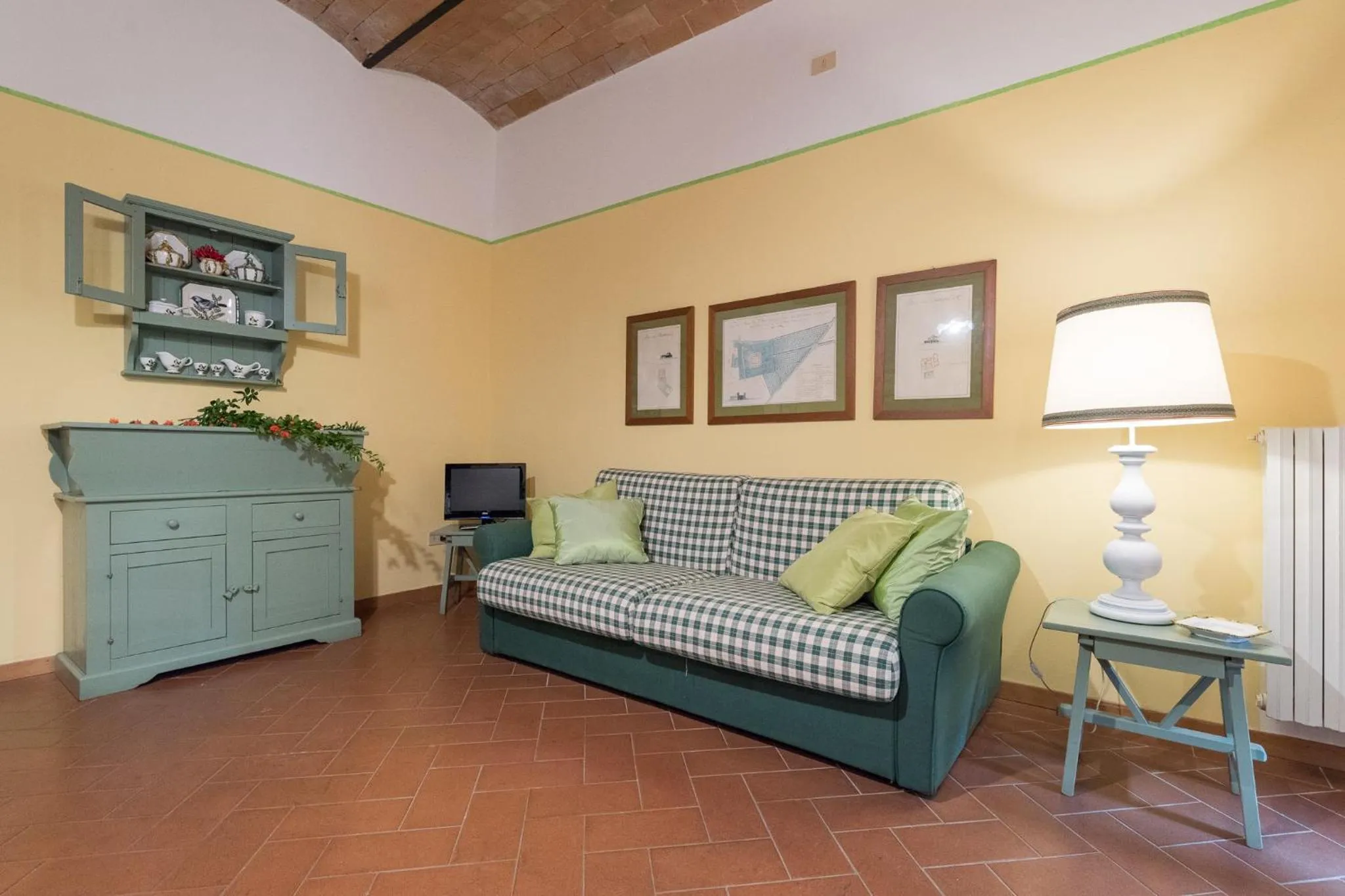 Living room in Podere Torricella