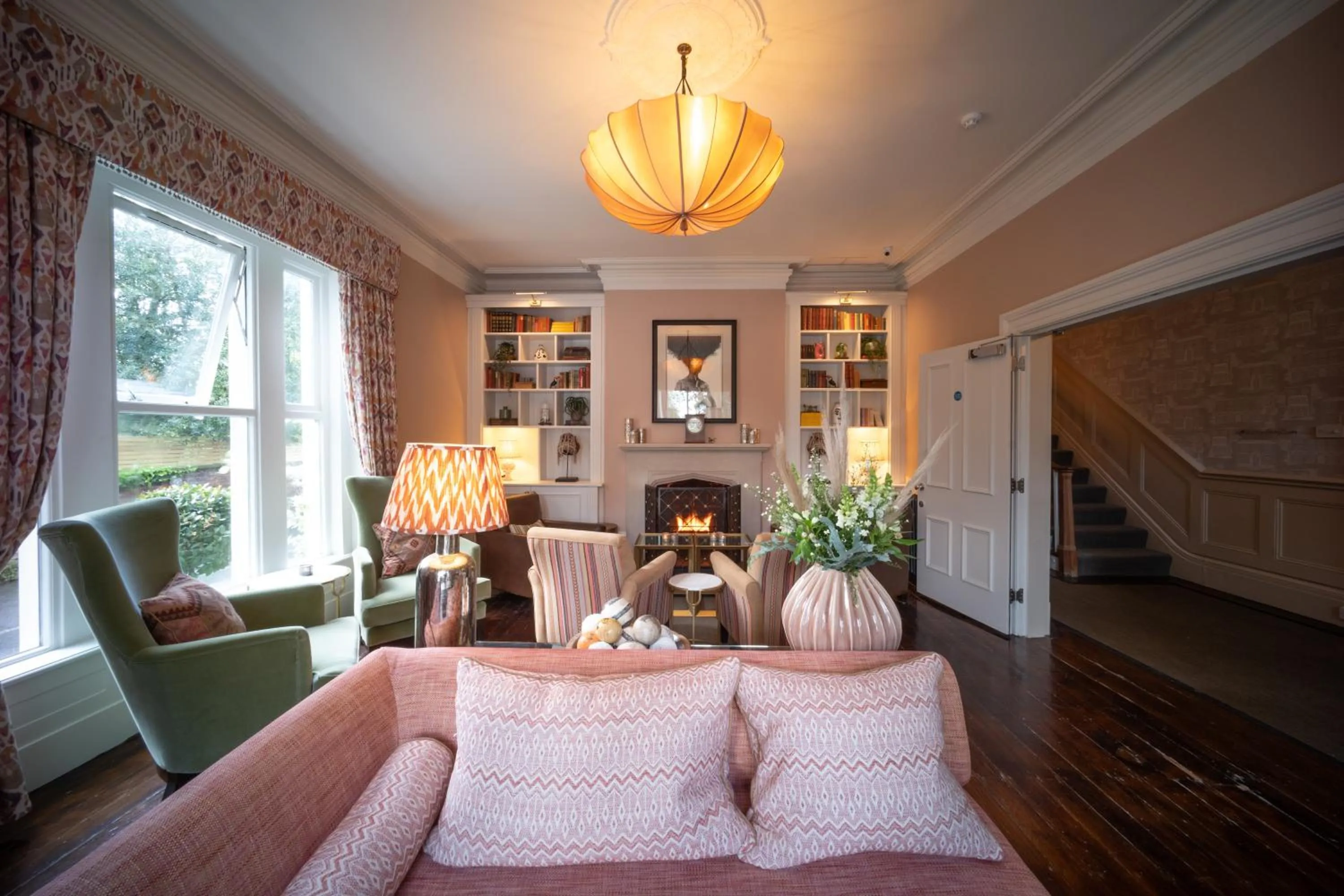 Living room in Eleven Didsbury Park Hotel