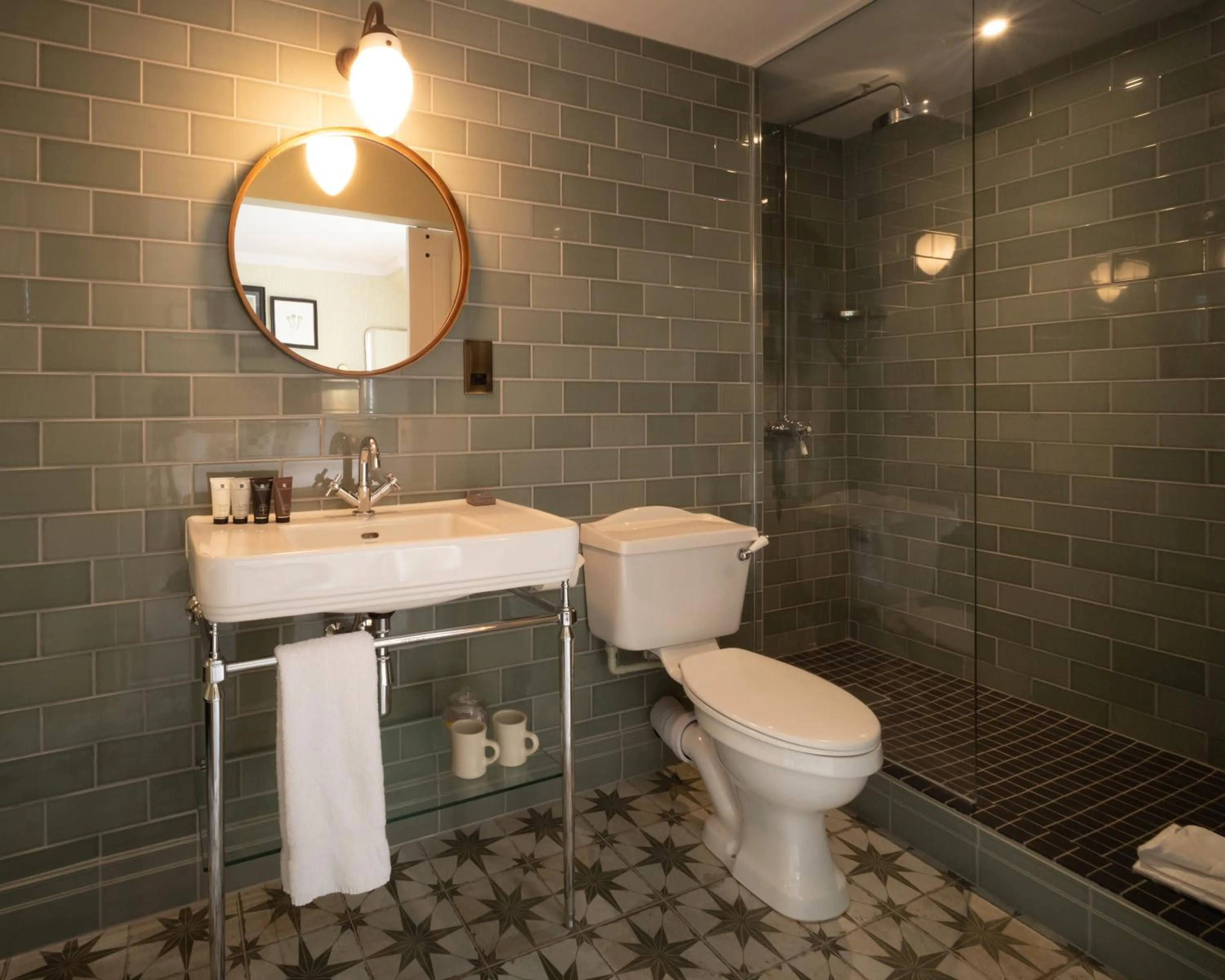 Shower in Eleven Didsbury Park Hotel