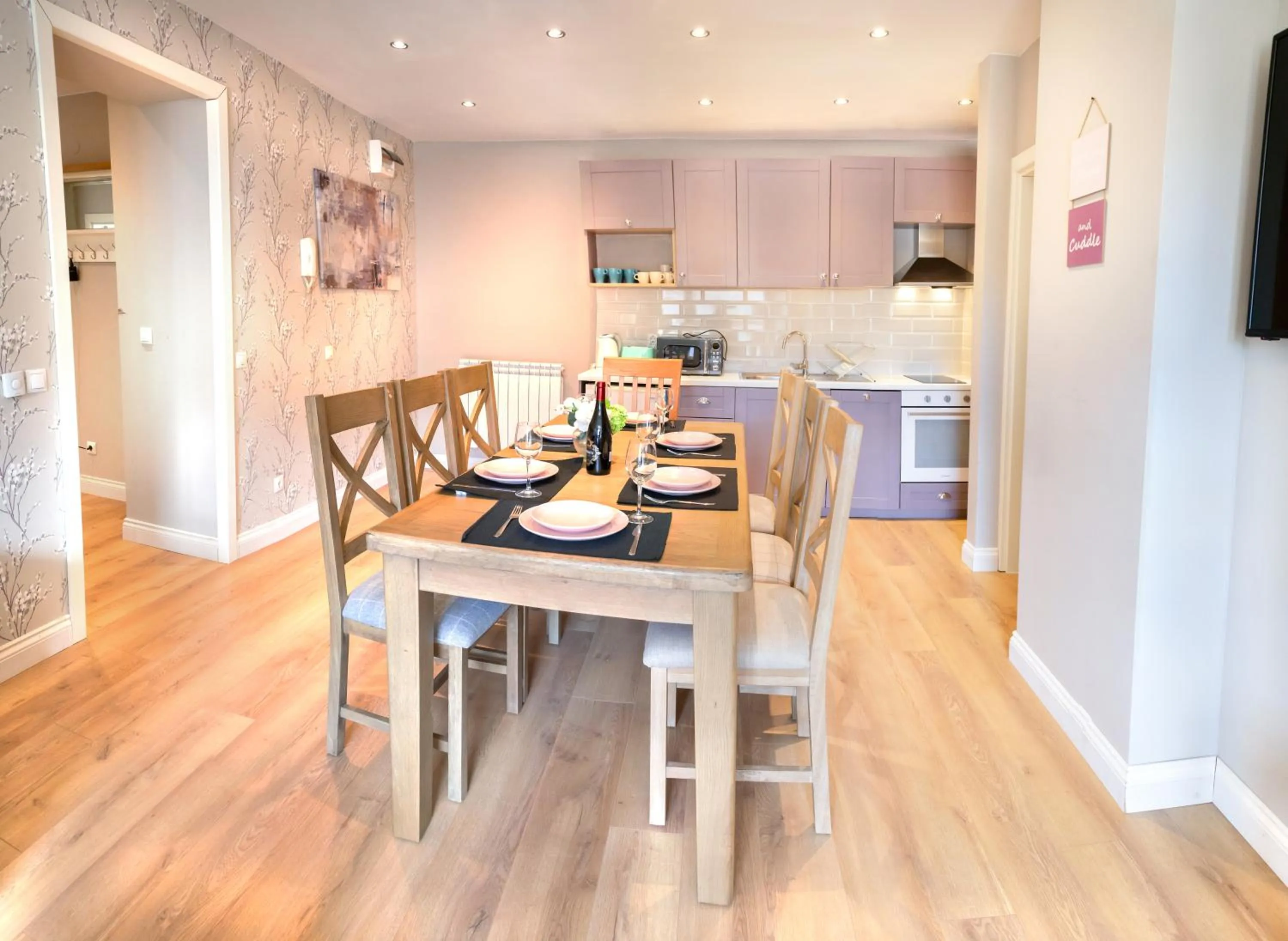 Kitchen or kitchenette in Predela 2 Aparthotel