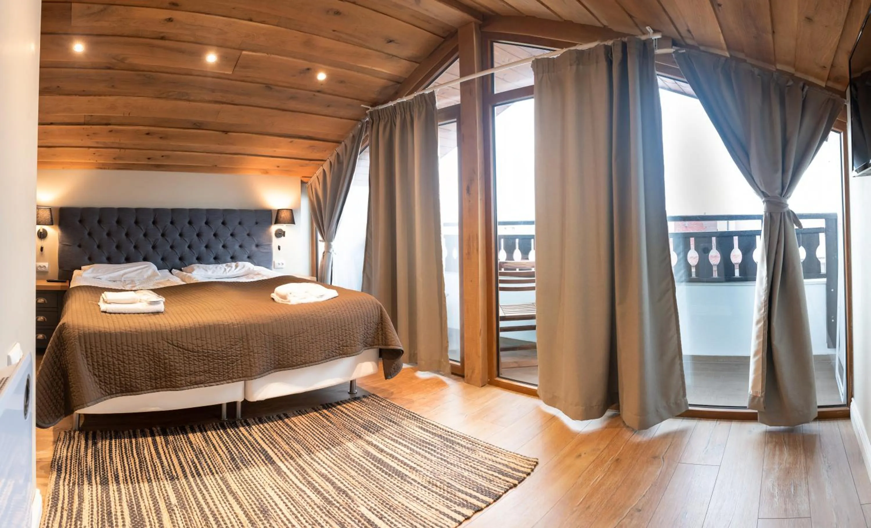 Bed in Predela 2 Aparthotel