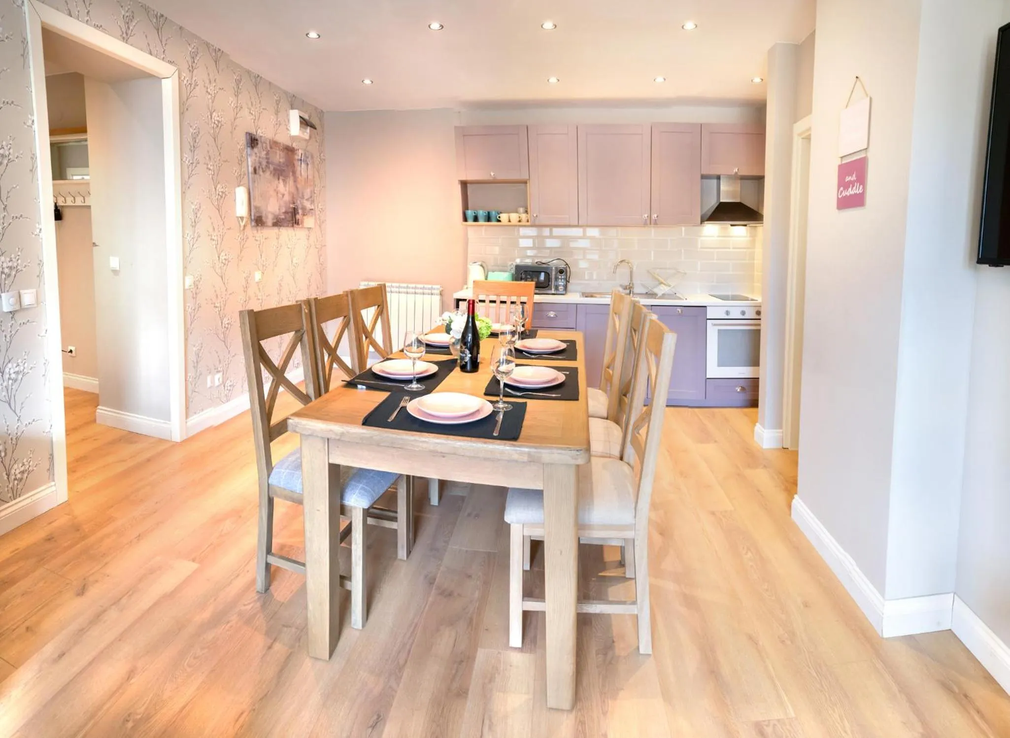 Kitchen or kitchenette in Predela 2 Aparthotel