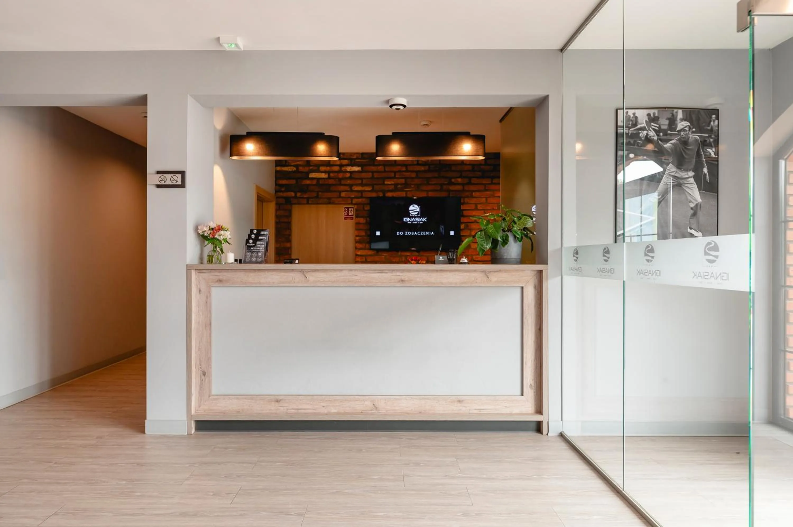 Lobby or reception in Ignasiak Hotel