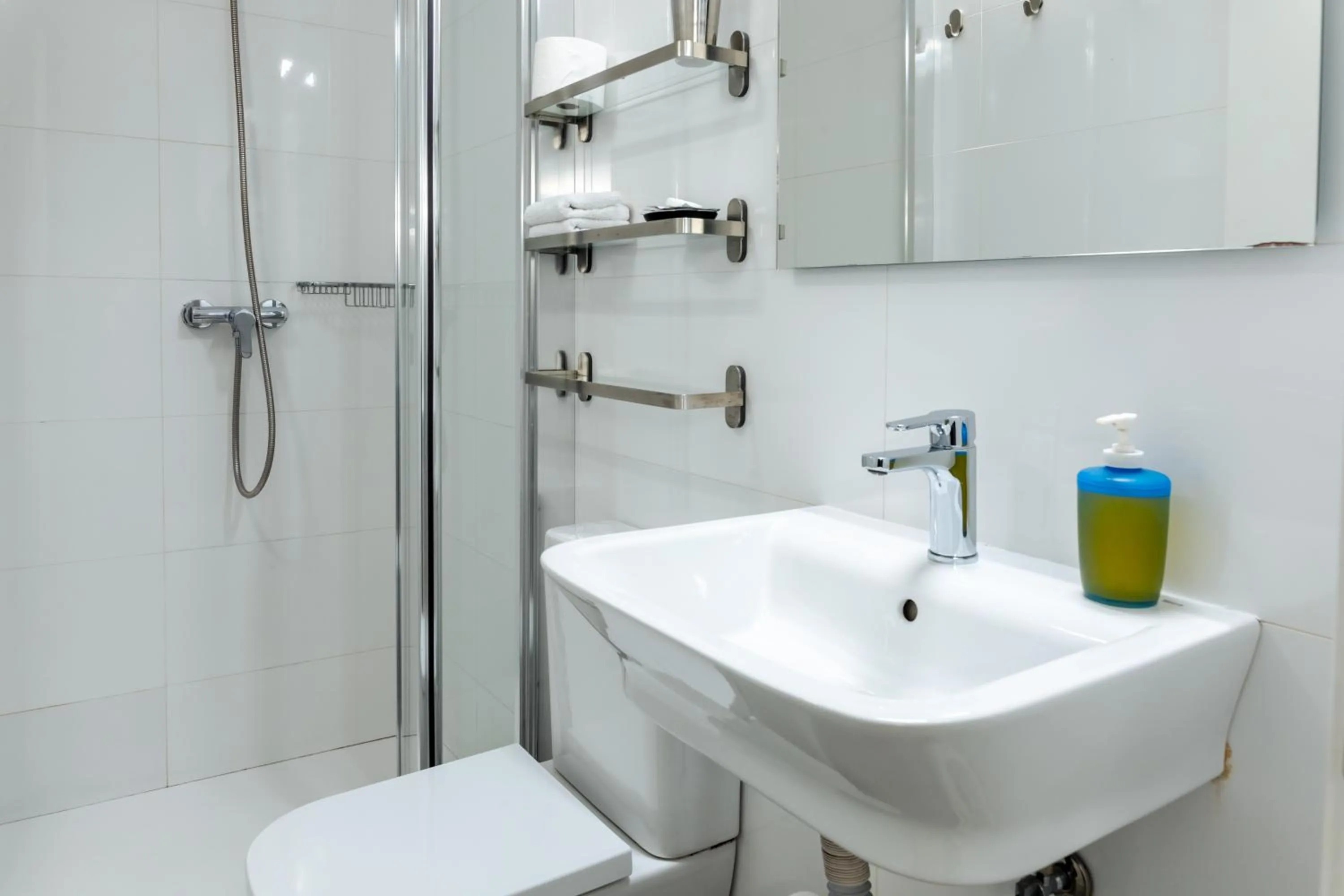 Bathroom in Hostal La Zona