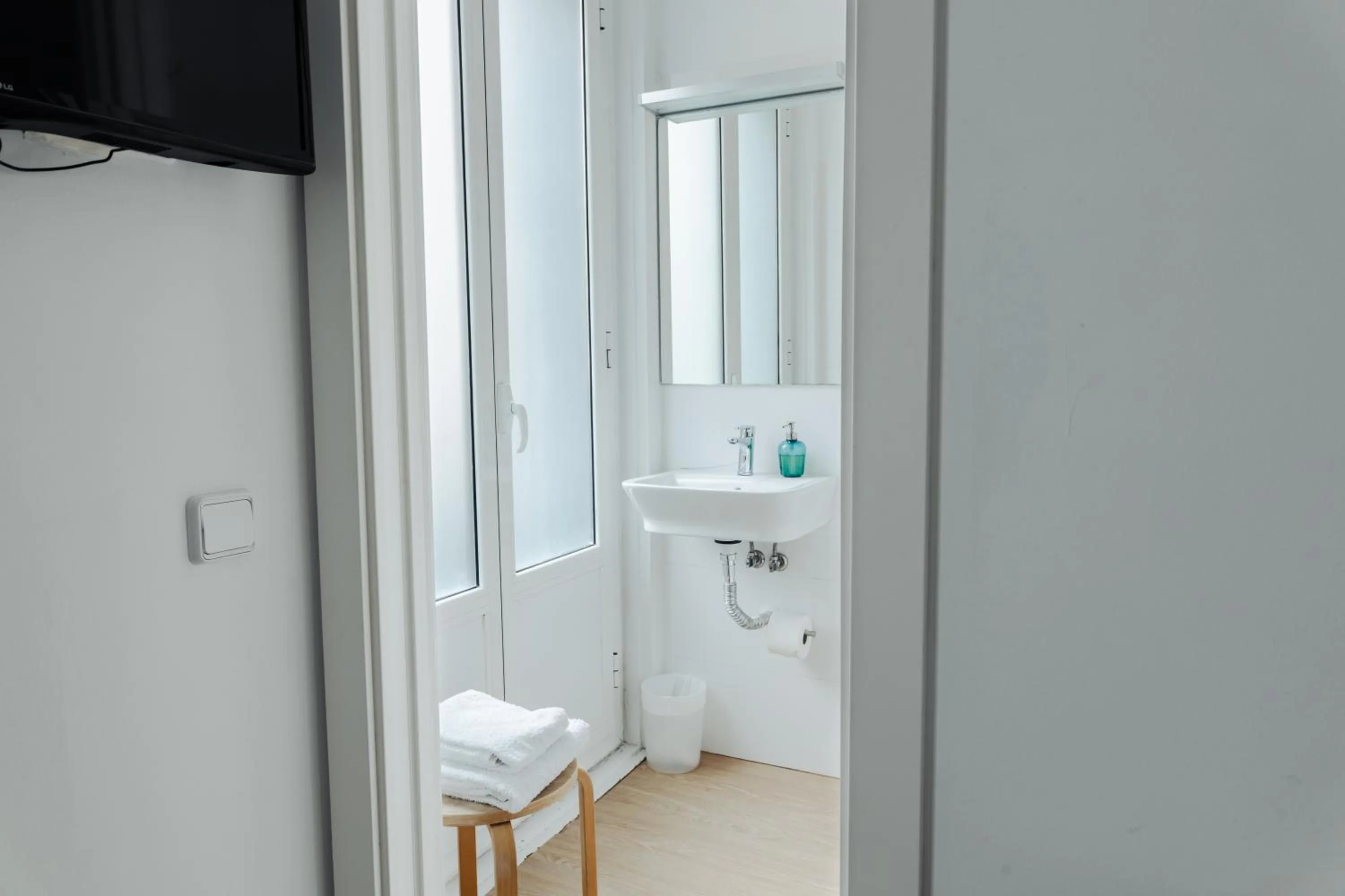 Bathroom in Hostal La Zona