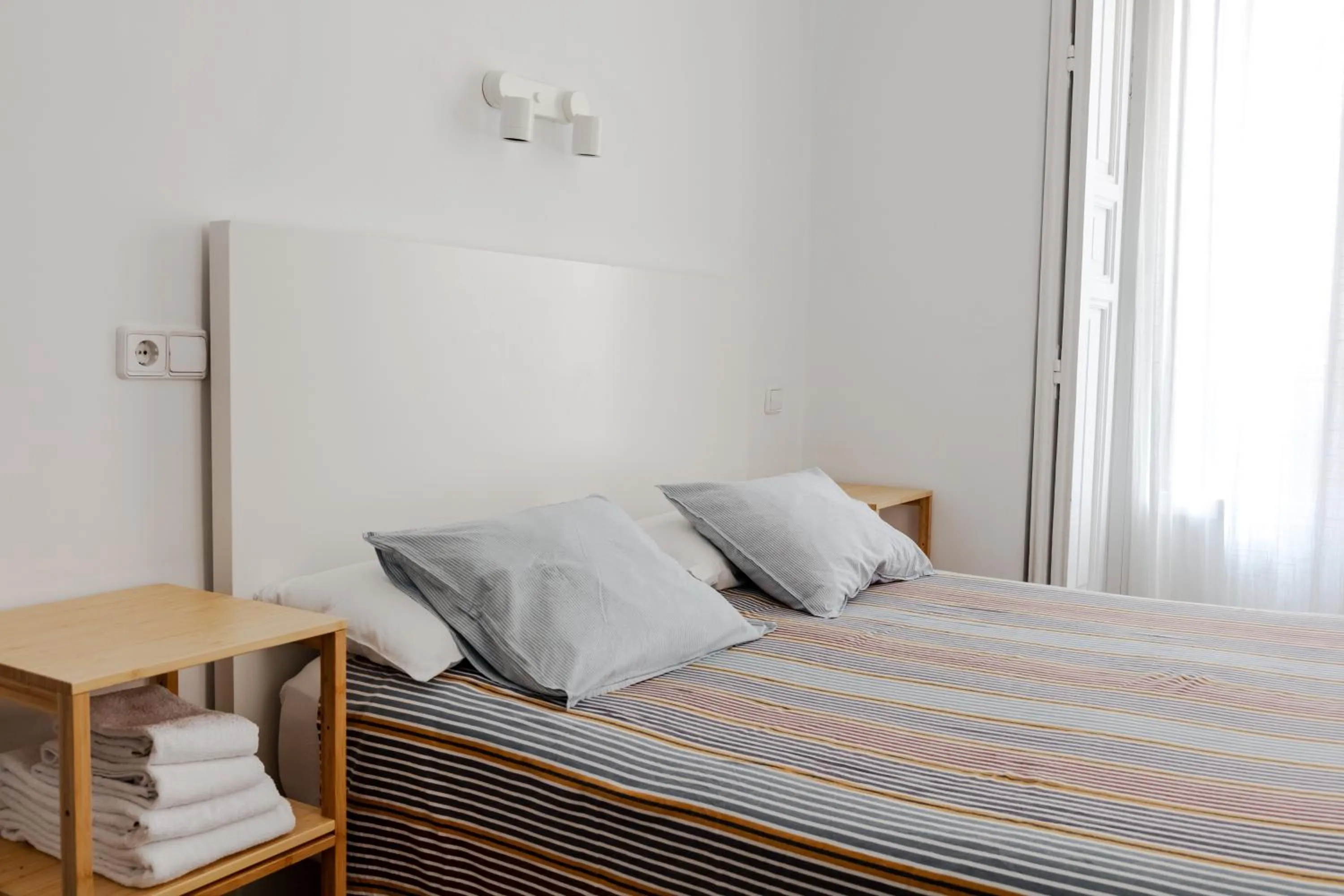 Decorative detail, Bed in Hostal La Zona