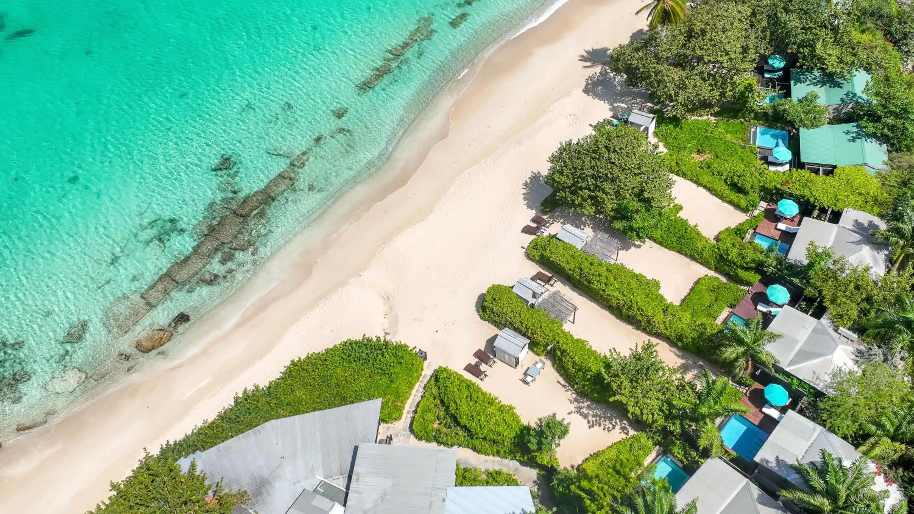 Bird's eye view in Keyonna Beach - All Inclusive - Couples Only