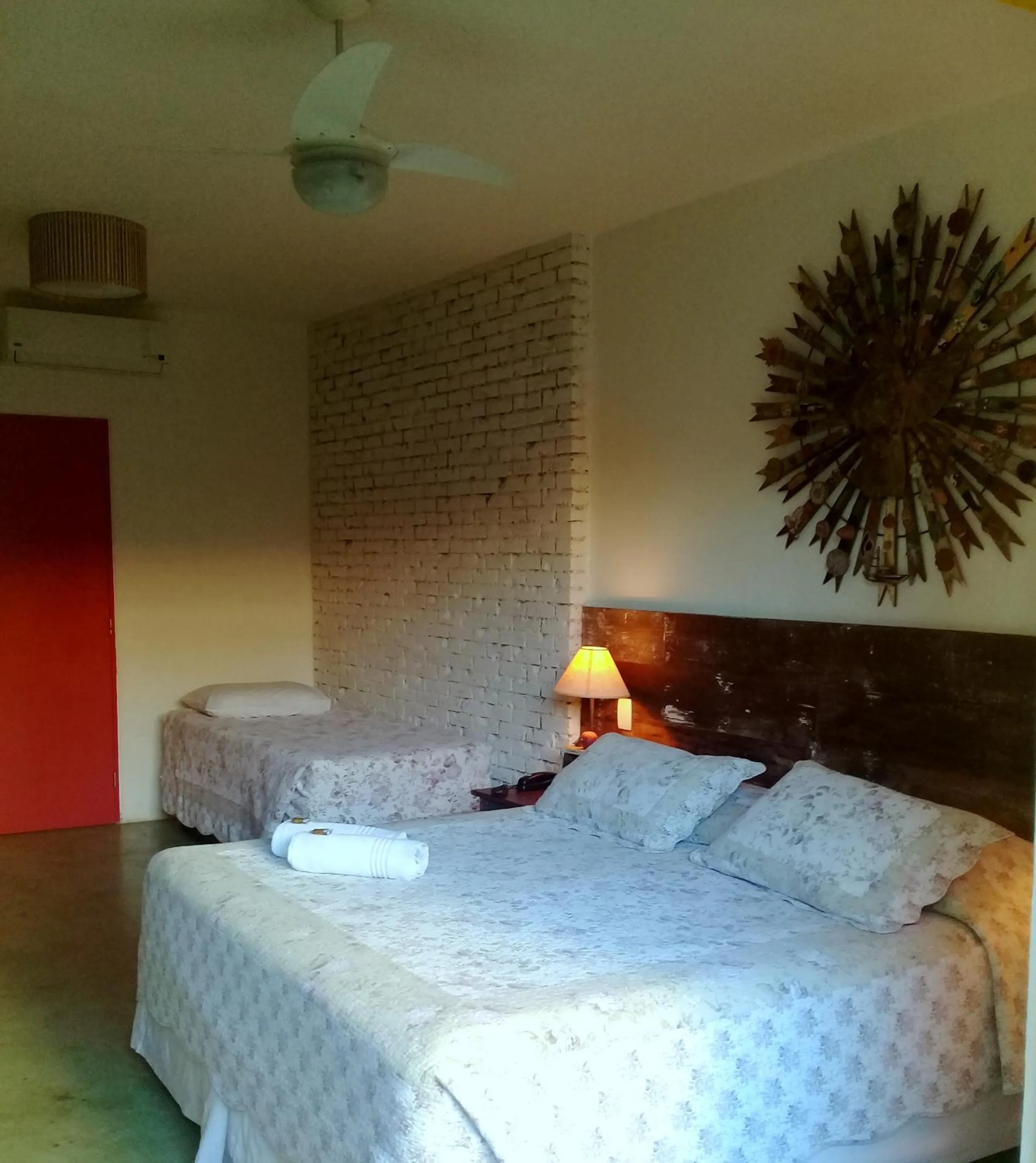 Bed in Pousada Rosa dos Ventos