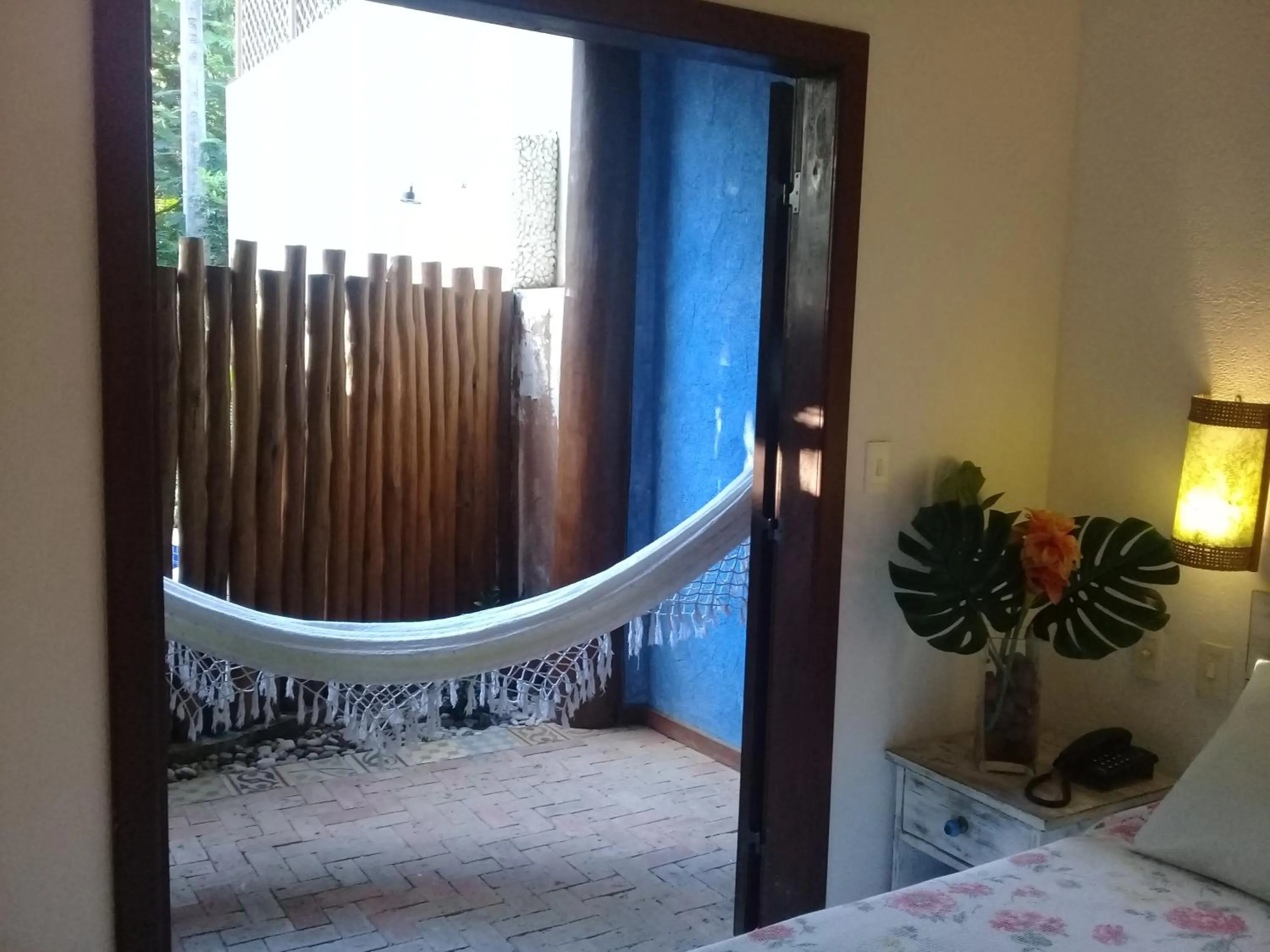 Bed in Pousada Rosa dos Ventos