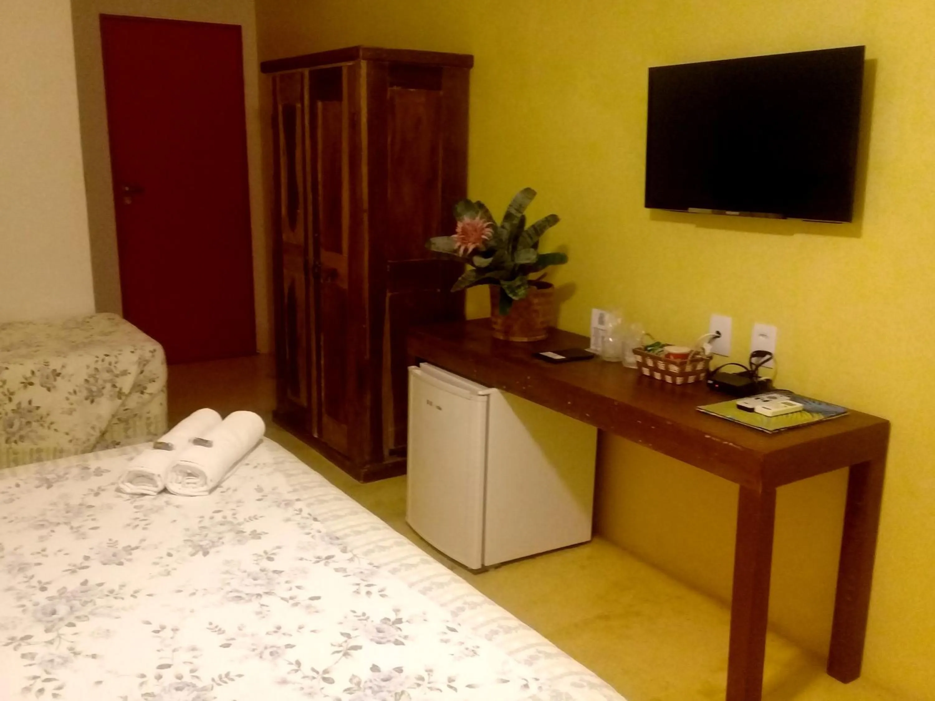 Bed in Pousada Rosa dos Ventos