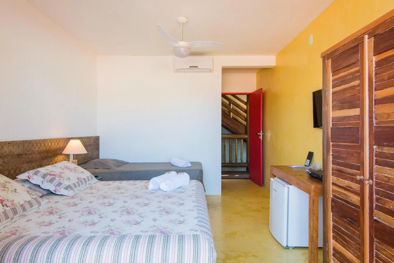 Bed in Pousada Rosa dos Ventos