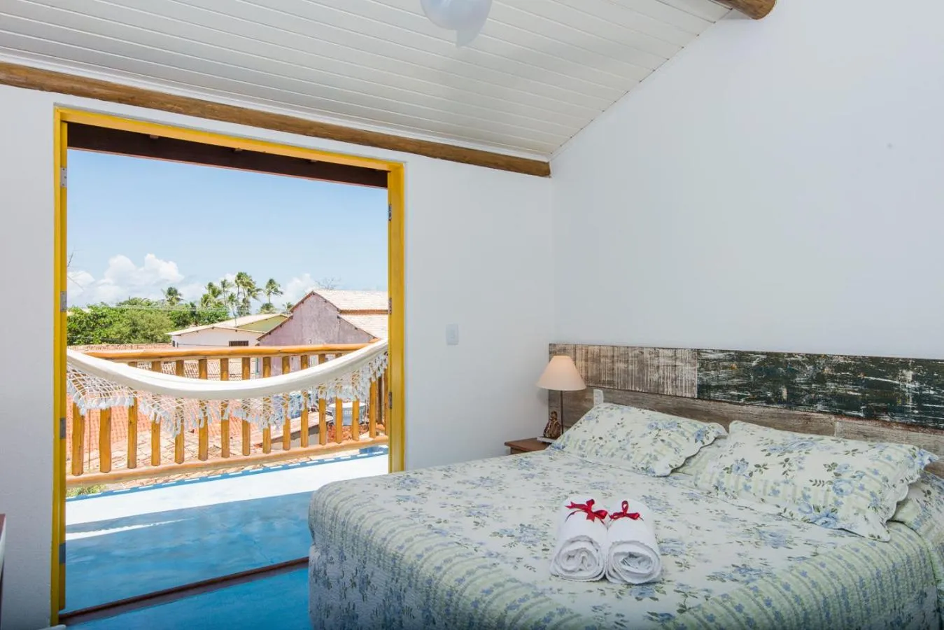 Bed in Pousada Rosa dos Ventos