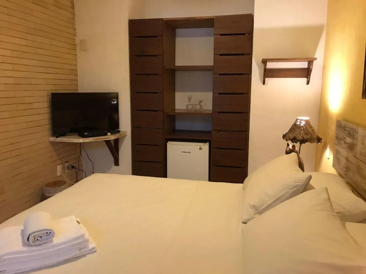 Bed in Pousada Rosa dos Ventos