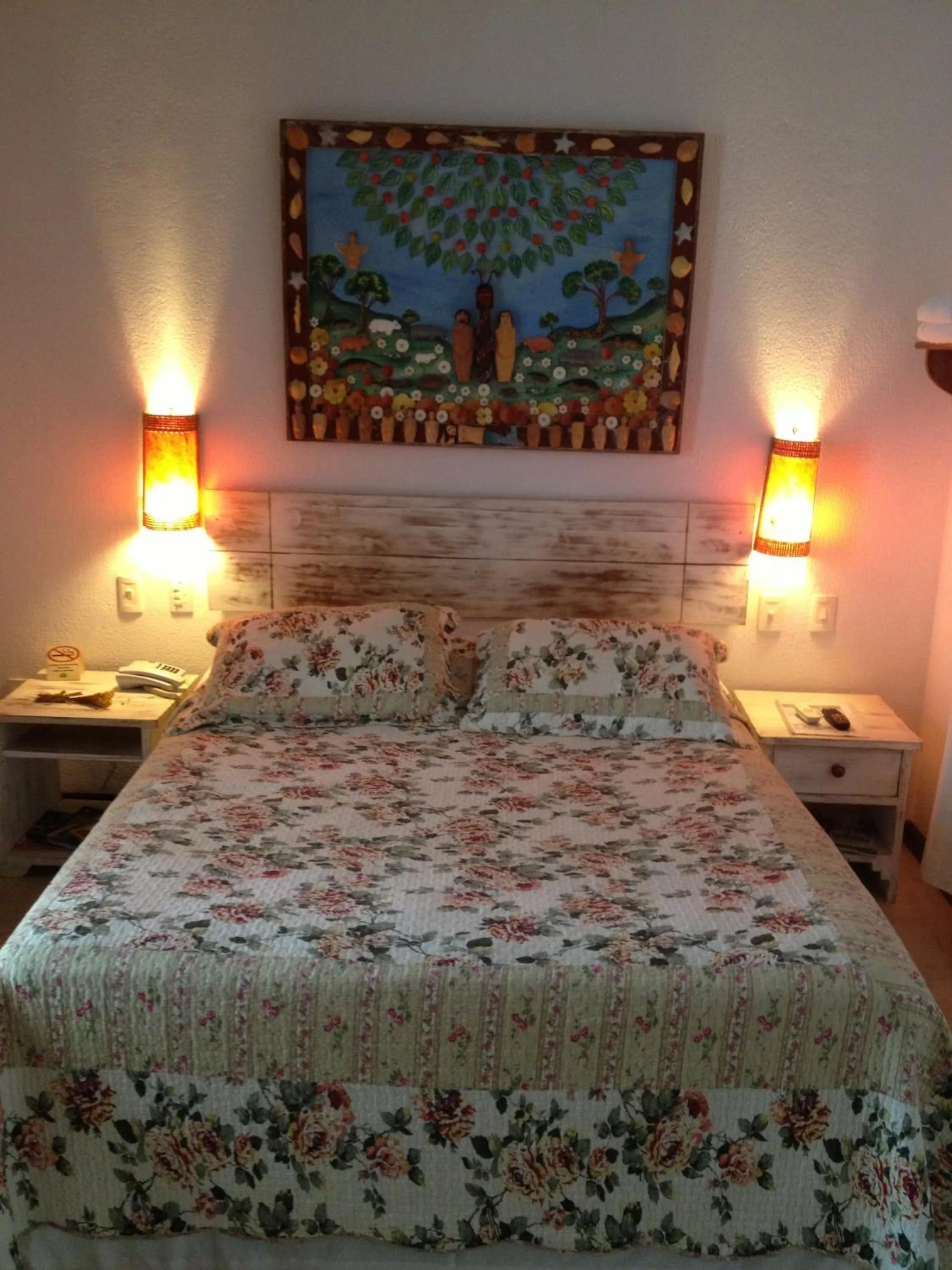 Bed in Pousada Rosa dos Ventos