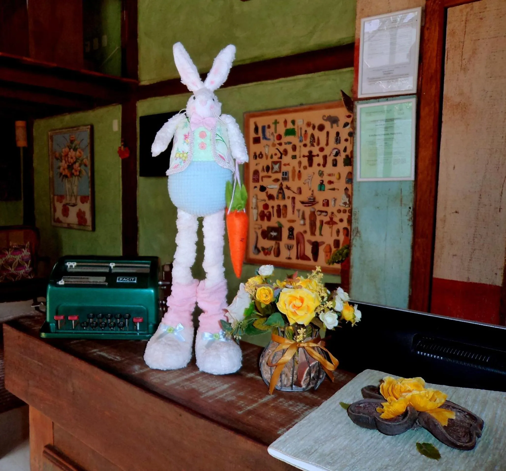 Lobby or reception in Pousada Rosa dos Ventos