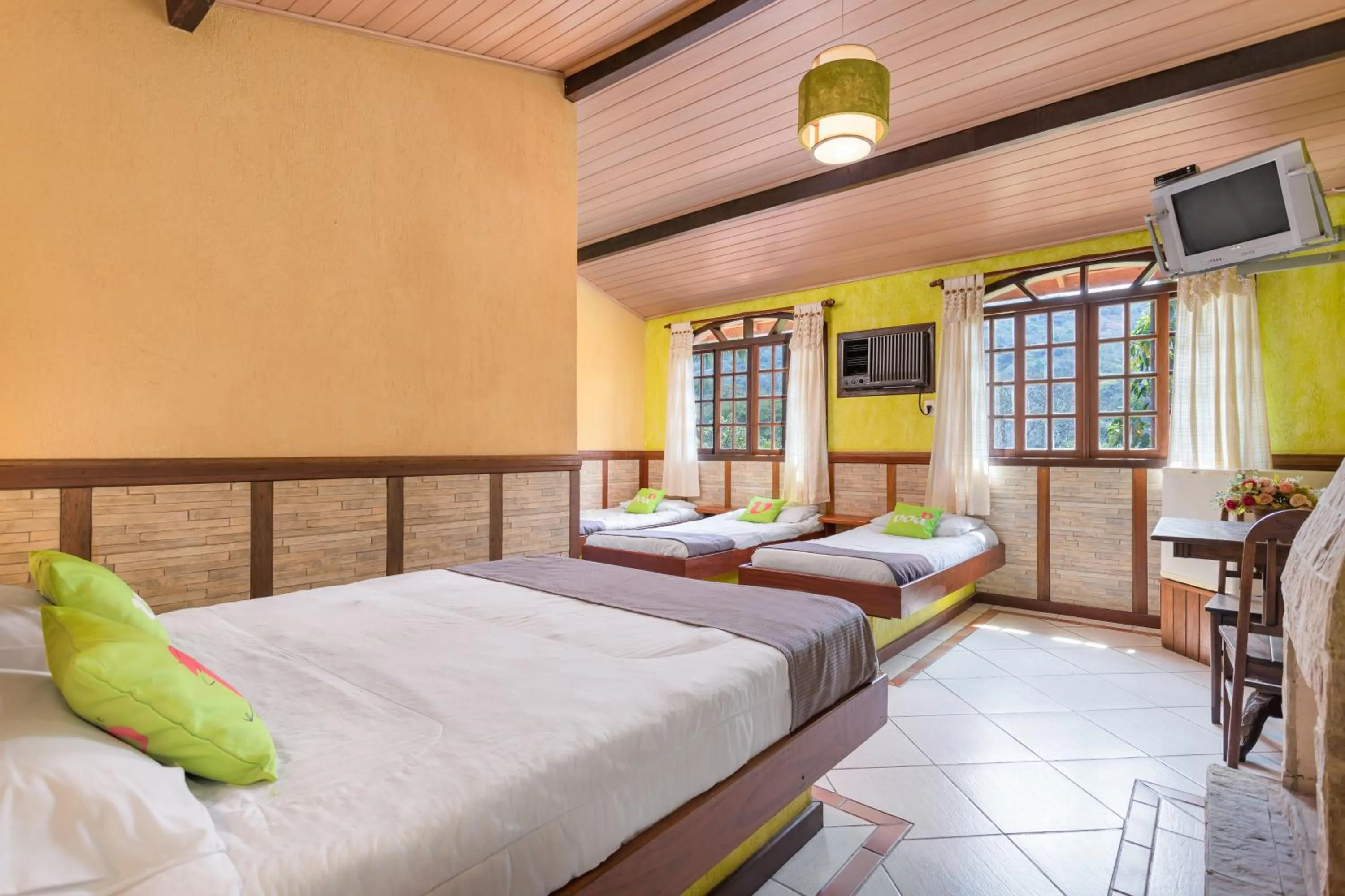 Bedroom, Bed in Wood House