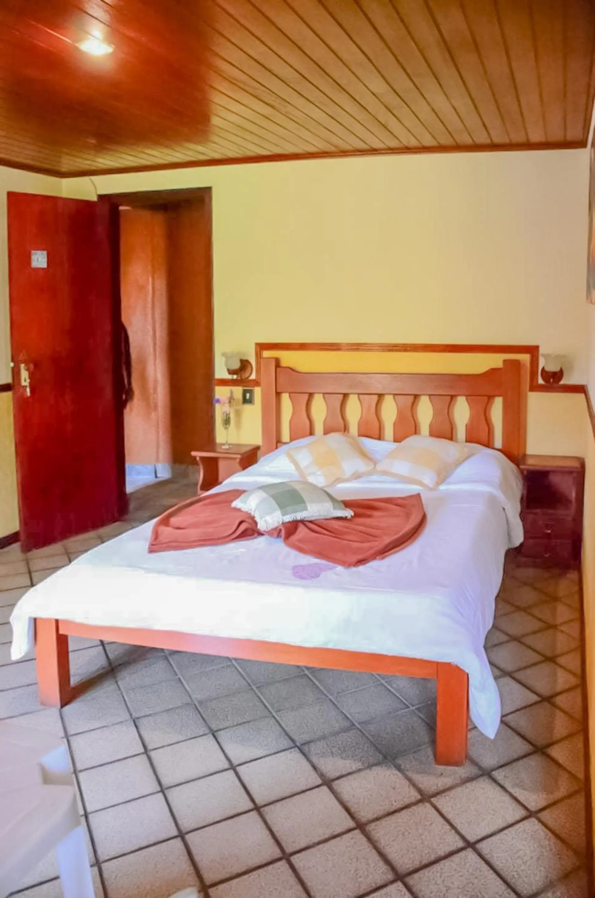 Bedroom, Bed in Wood House