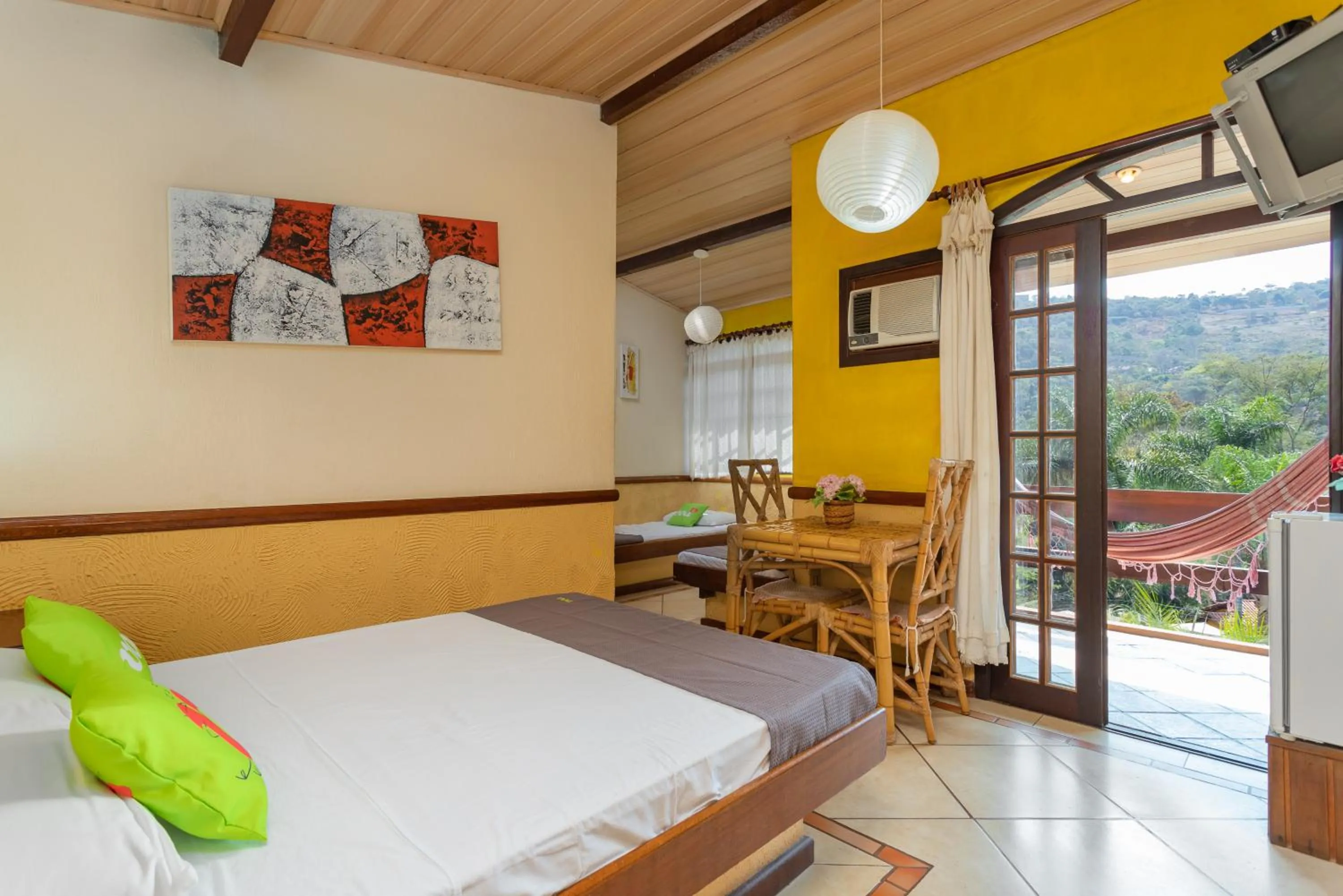 Bedroom, Bed in Wood House