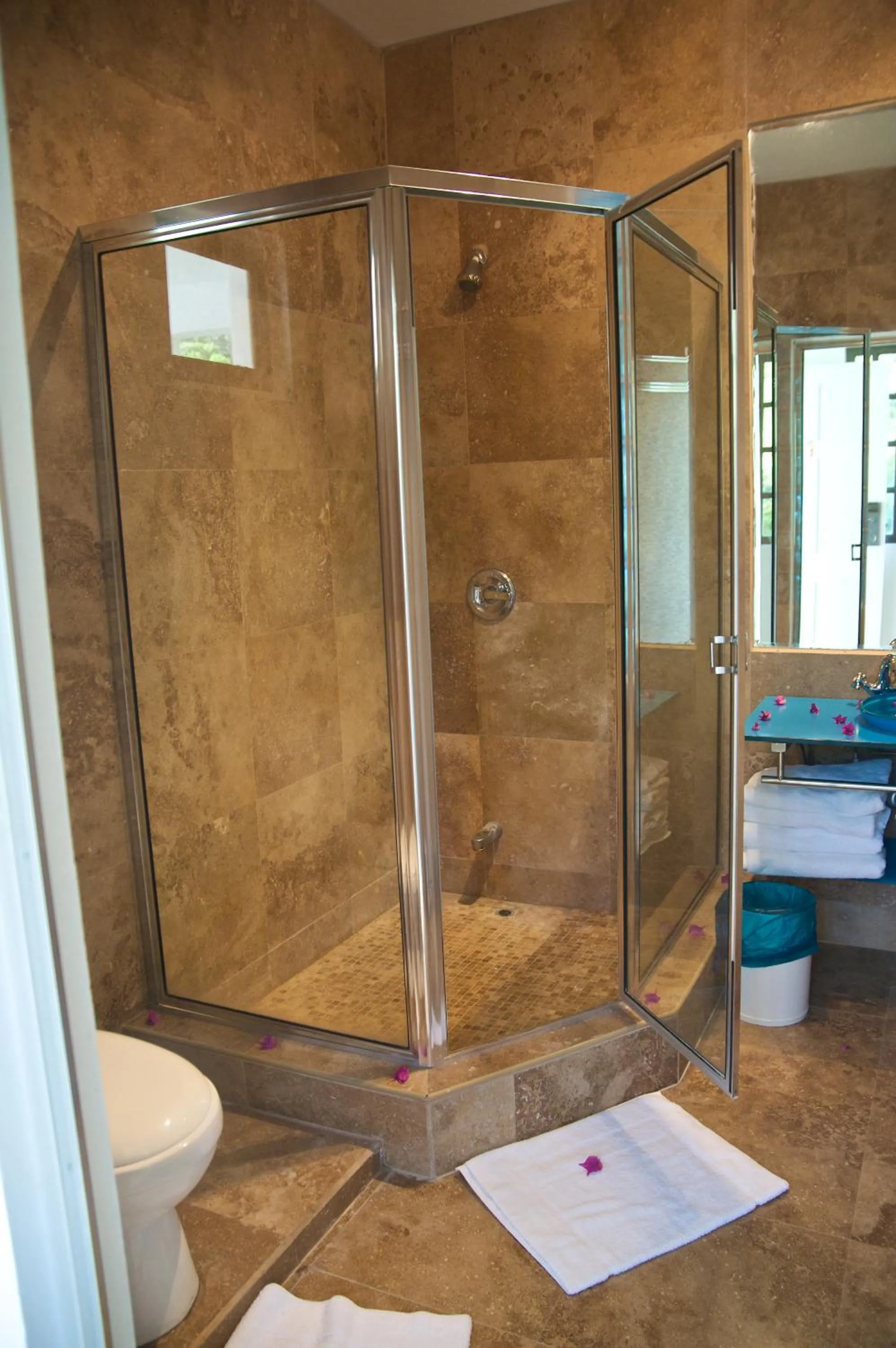 Shower in Bacolet Beach Club