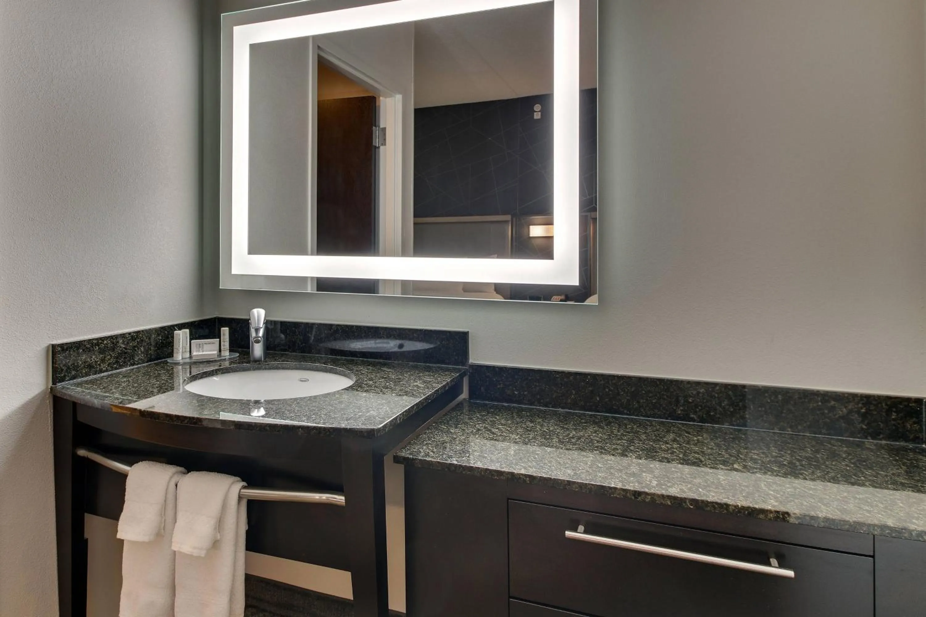 Bathroom in SpringHill Suites by Marriott Birmingham Downtown at UAB
