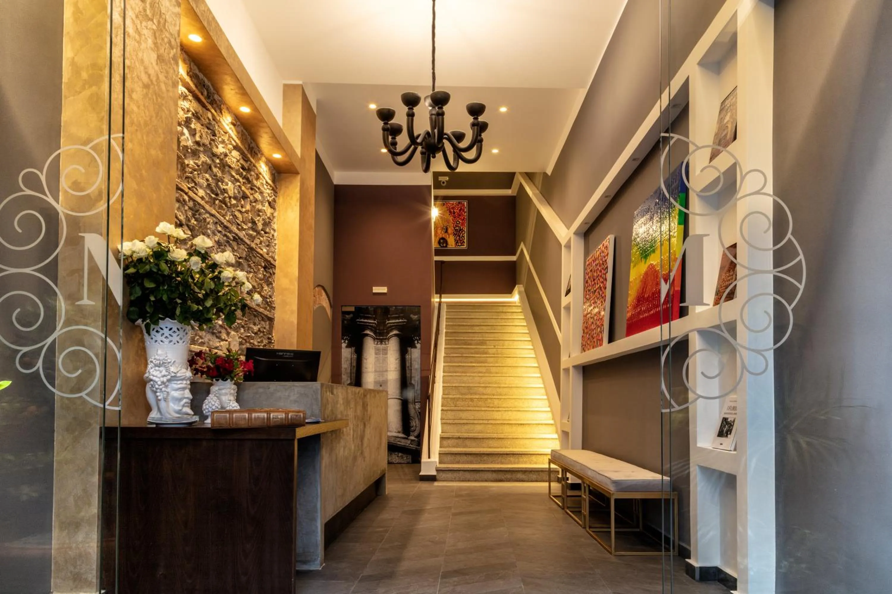 Lobby or reception in Manzoni 46 - Ospitalità siciliana