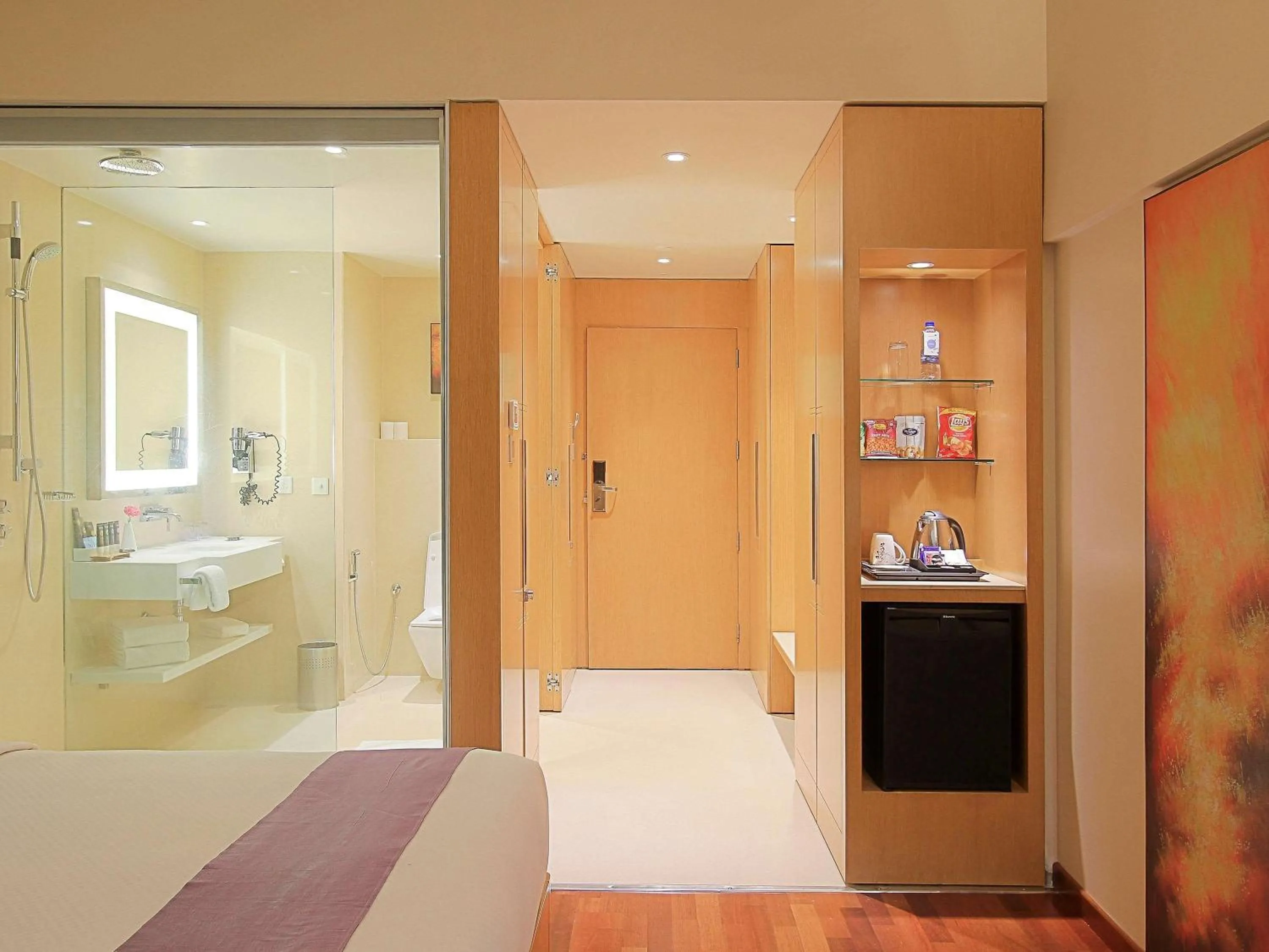 Superior Room 1 King Bed Ocean View - single occupancy in Novotel Visakhapatnam Varun Beach