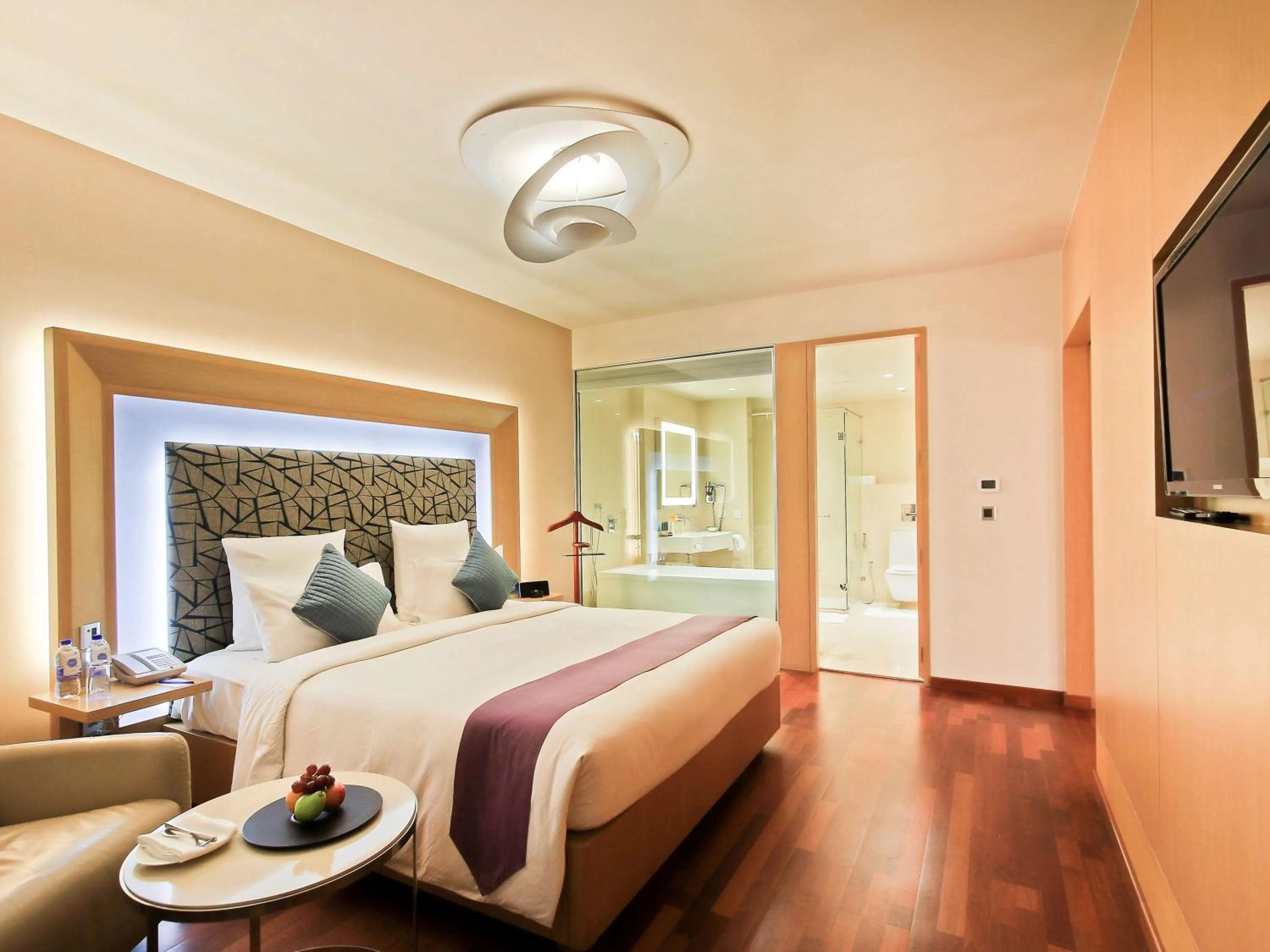 Premier Room 1 King Bed with Premier Lounge Access along with 2 Pieces of Laundry per room per night on non-cumulative basis. - single occupancy in Novotel Visakhapatnam Varun Beach
