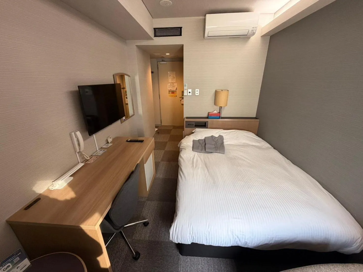 Bed in Hotel Tetora Spirit Sapporo