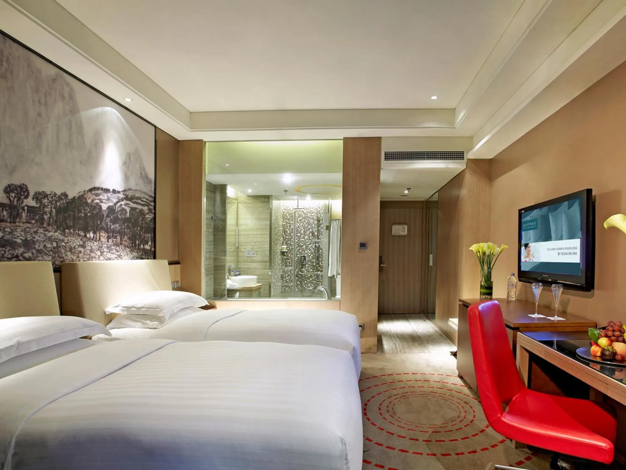 Toilet, Bed in Pullman Xiamen Powerlong