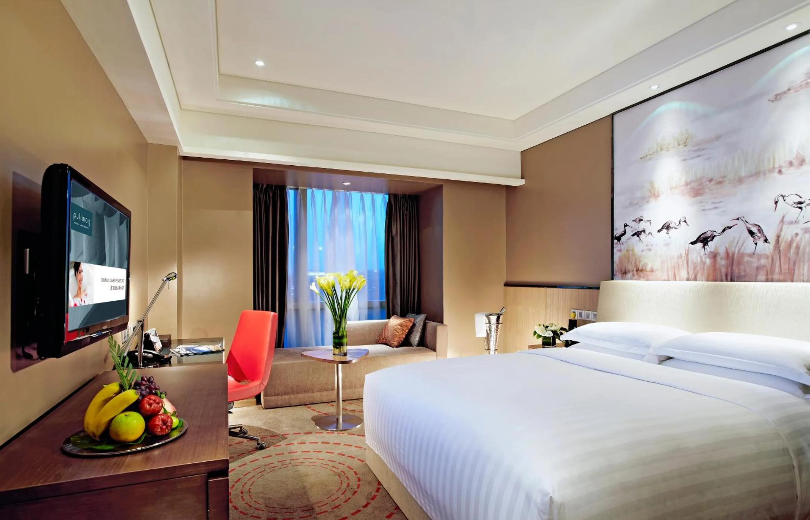 Bedroom, Bed in Pullman Xiamen Powerlong