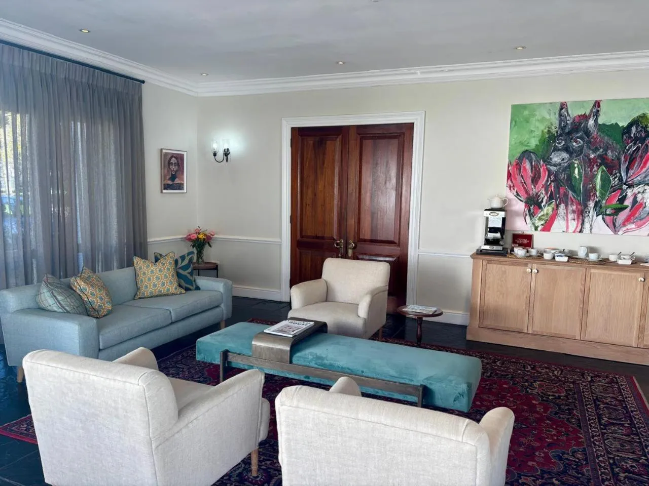 Living room in Lemoenkloof Boutique Hotel