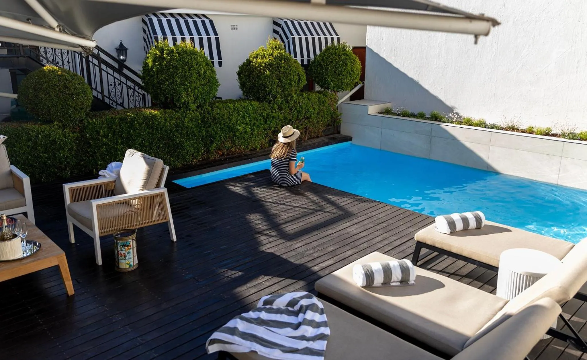 Swimming pool in Lemoenkloof Boutique Hotel