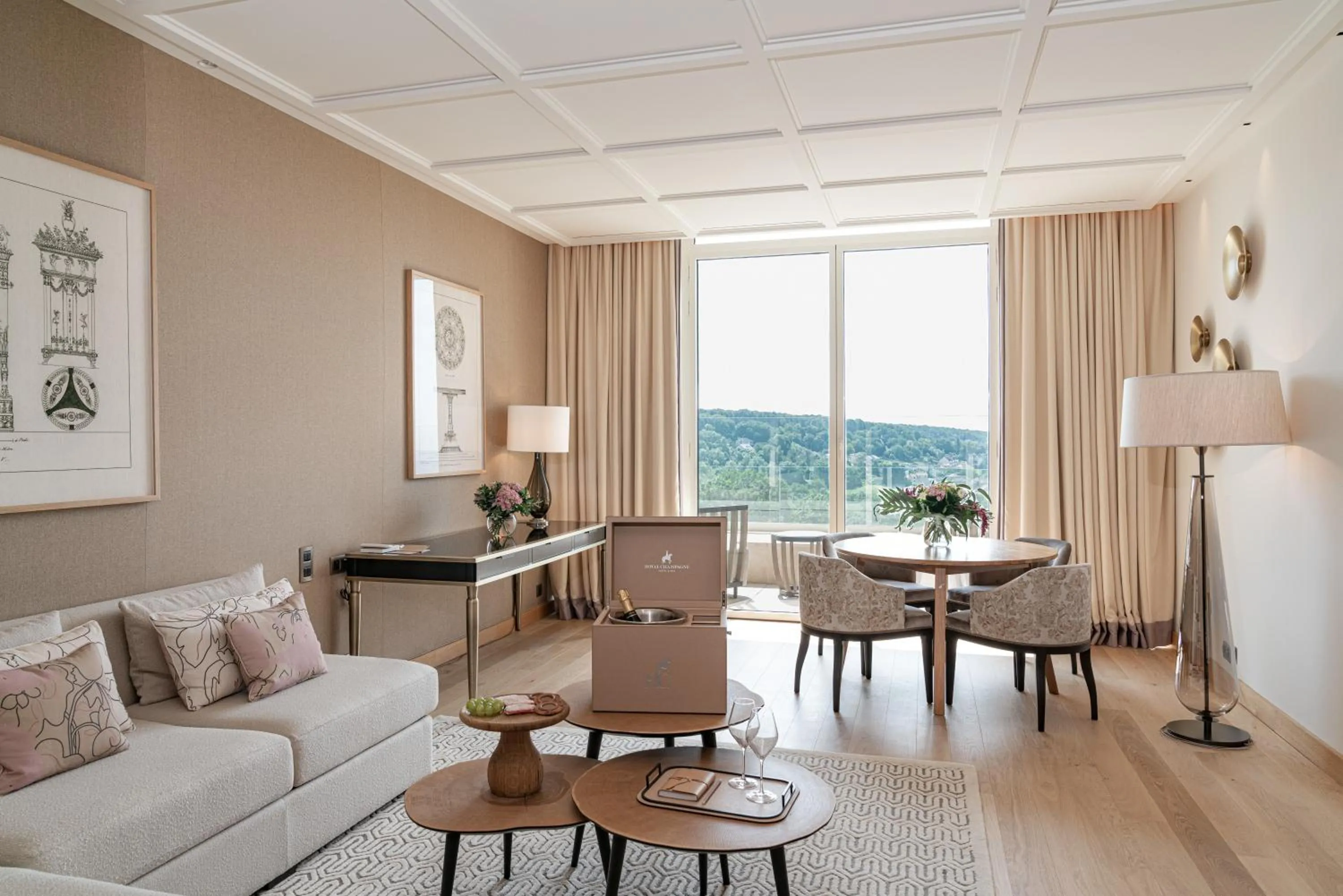 Seating area in Royal Champagne Hotel & Spa